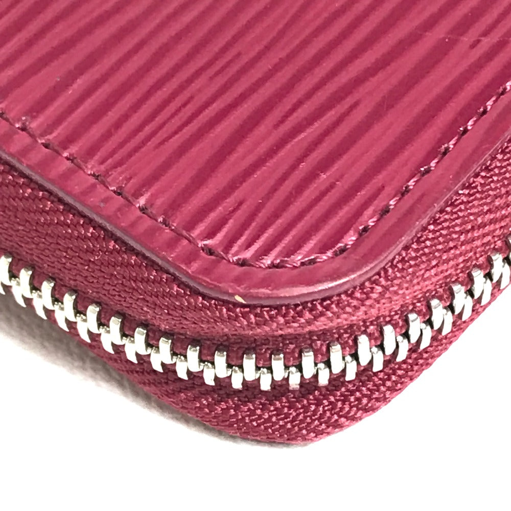 Louis Vuitton Long Purse M60305 Epi Dark Leather Pink Wallet Case