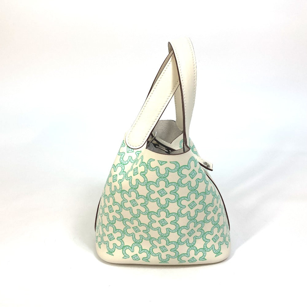 Hermes Handbag Swift Picotan Lock Women Green Micro Travel Bag