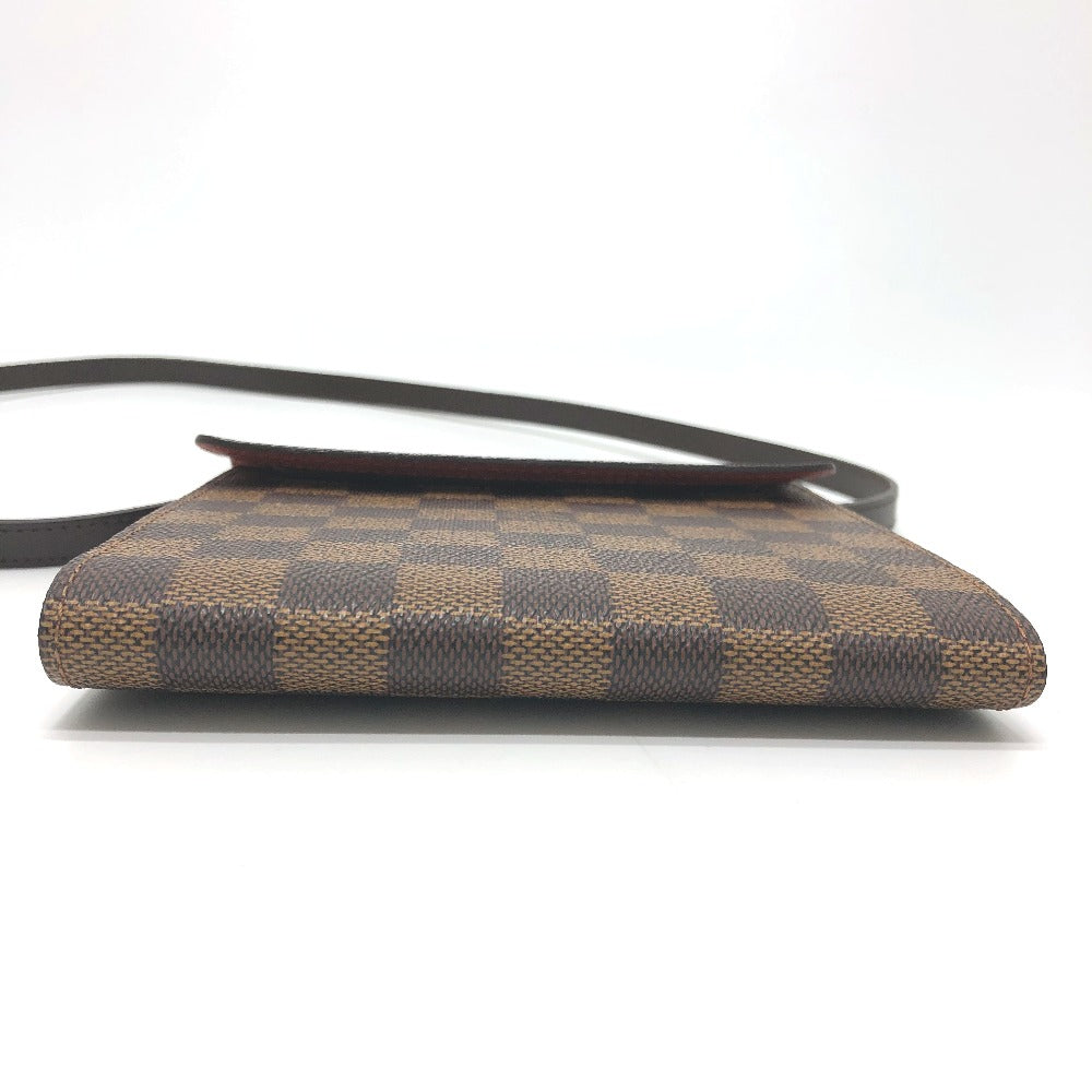 Louis Vuitton N62935 Damier CD DVD Canvas Brown Shoulder Bag