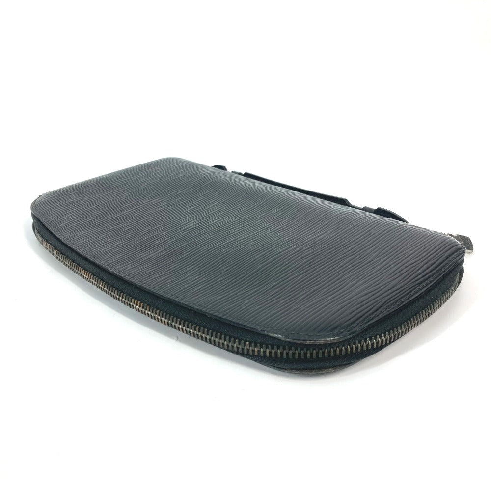 Louis Vuitton Long Purse M63042 Epi Leather Black Wallet Case