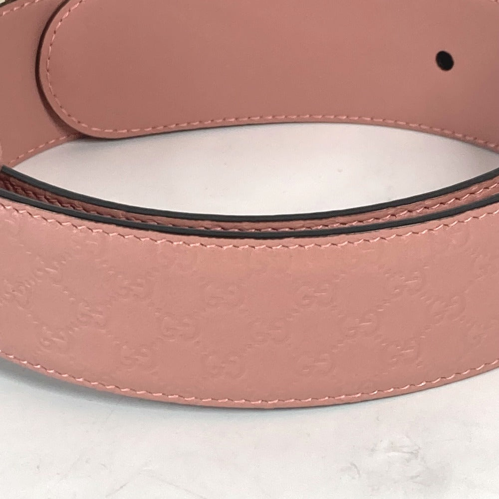 Gucci Micro Shima GG 70 Leather Pink Belt