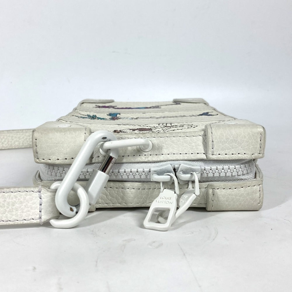 Louis Vuitton M80146 Taurillon Clemence Friends Soft Monogram Leather White Shoulder Bag