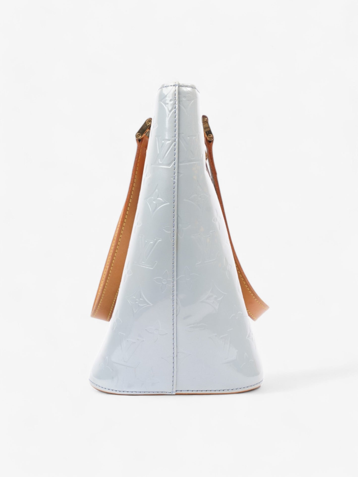 Louis Vuitton Houston Pale Monogram Vernis Leather Blue Handbag