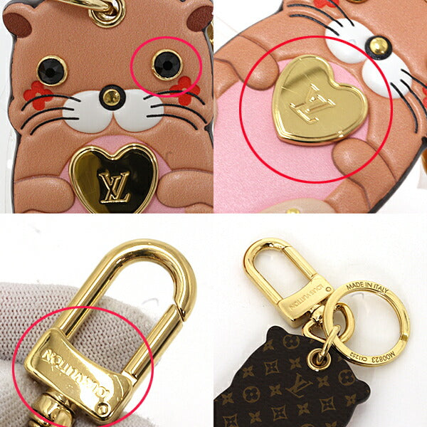 Louis Vuitton charm M00823 Multi charm Sea Monogram Leather Canvas Key Chain