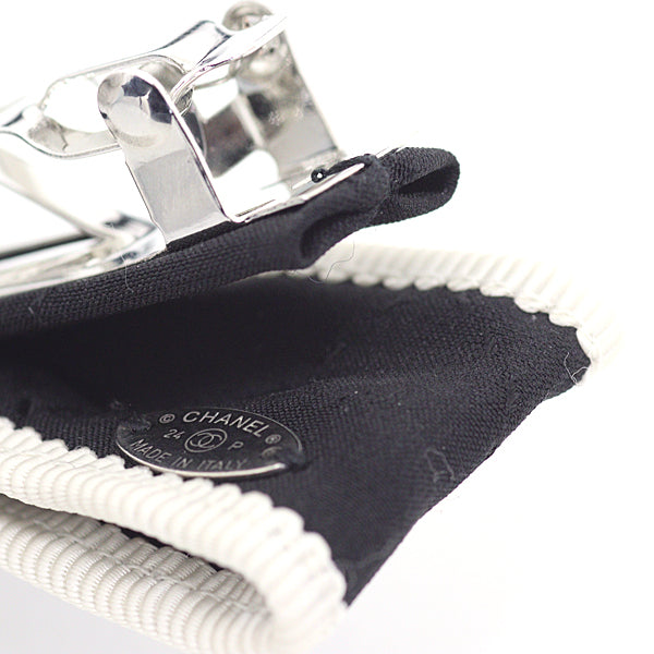 Chanel hair silk hair Black Handbag