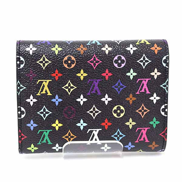 Louis Vuitton Tri-fold M14163 × TM Portefeuille Monogram Canvas Multicolor Wallet Case