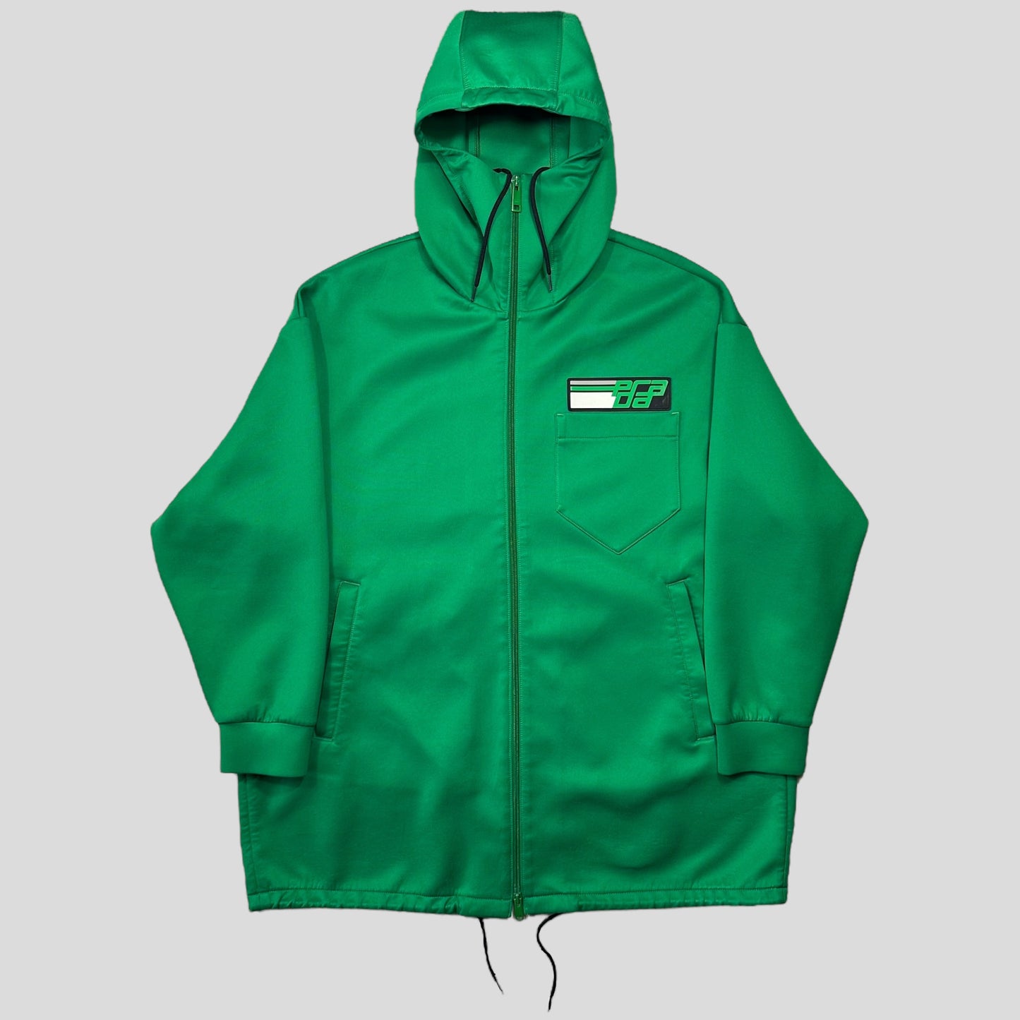 Prada Handbag Rubber Race Technical Jersey Parka Jacket - Logo