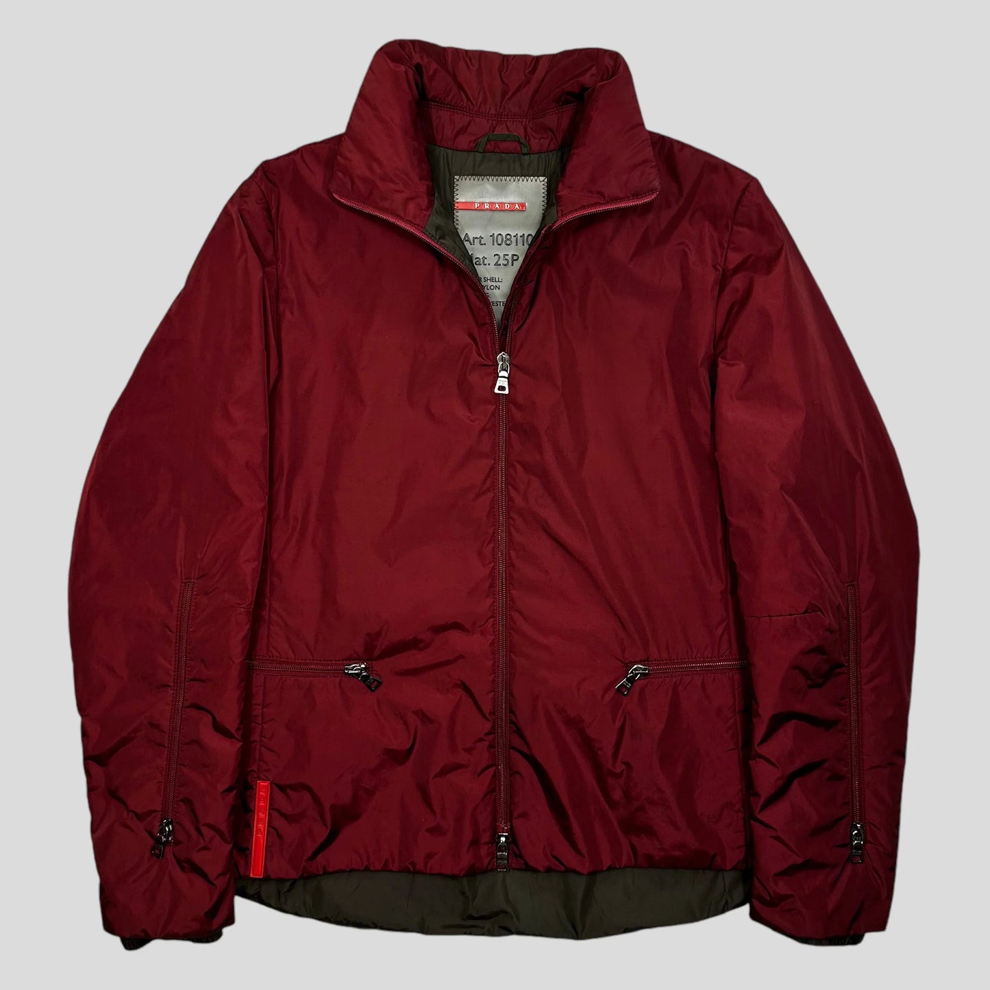 Prada Backpack Sport Technical Padded Jacket - S Nylon