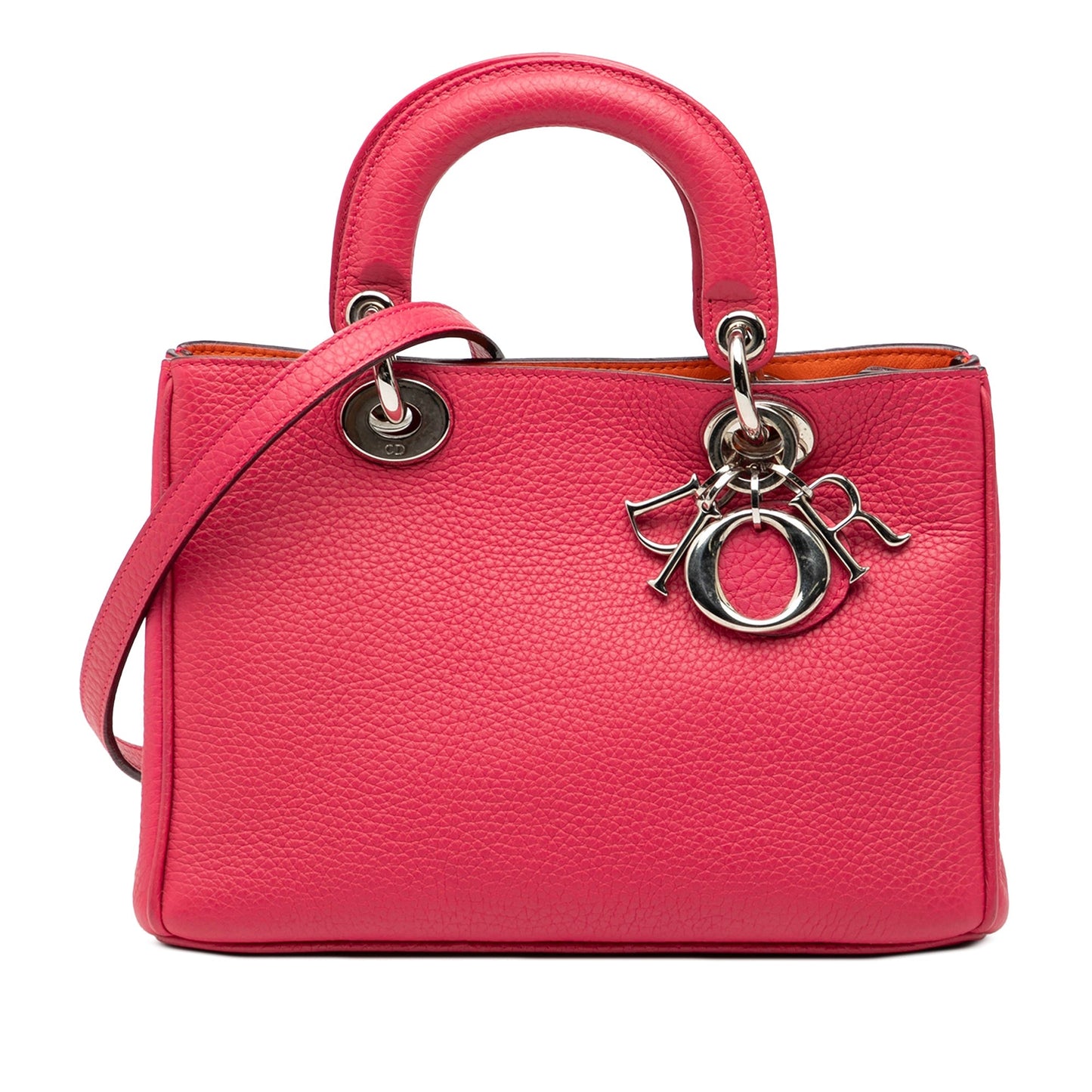 Dior Handbag issimo Satchel Leather Pink Mini Satchel Bag