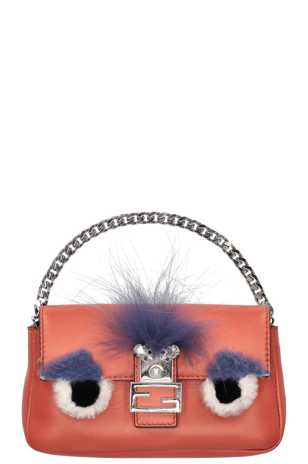 Fendi Crossbody Bag Monster Baguette Micro Shoulder Bag