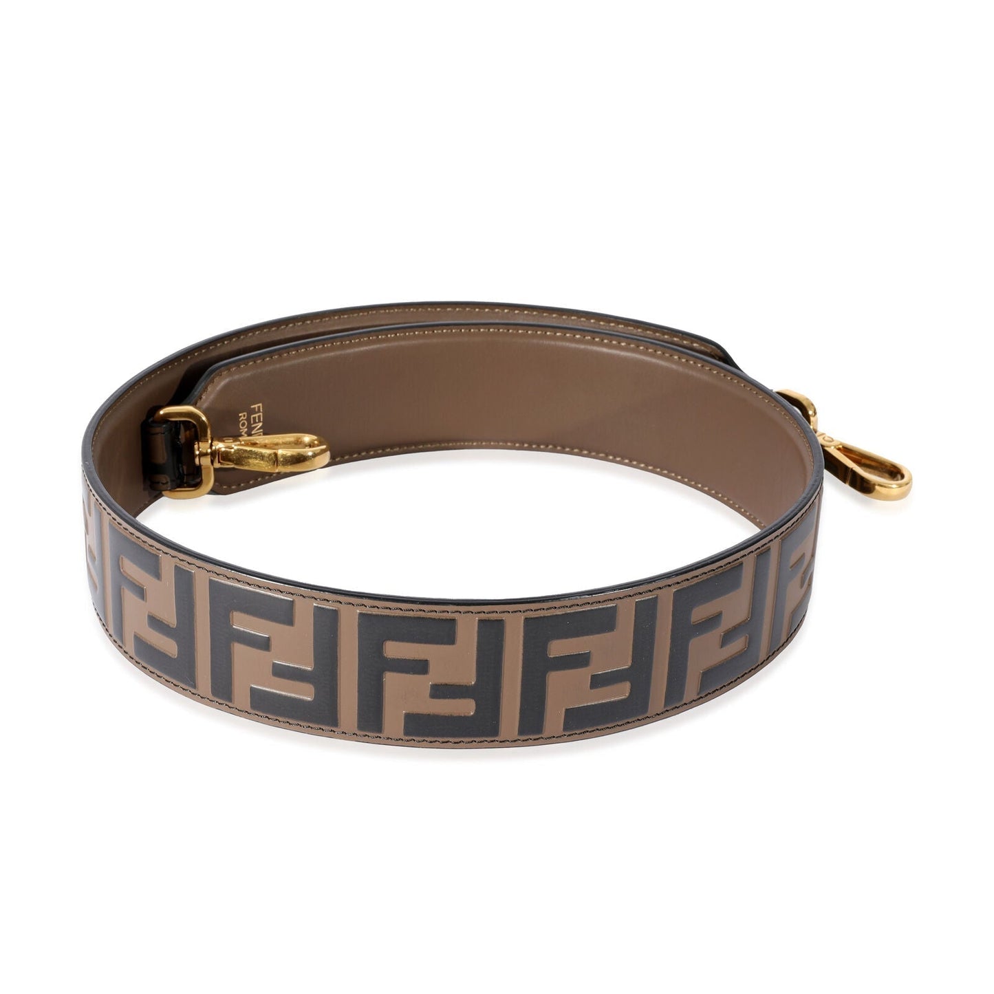 Fendi Zucca Ff Bag Strap Vitello Travel Bag