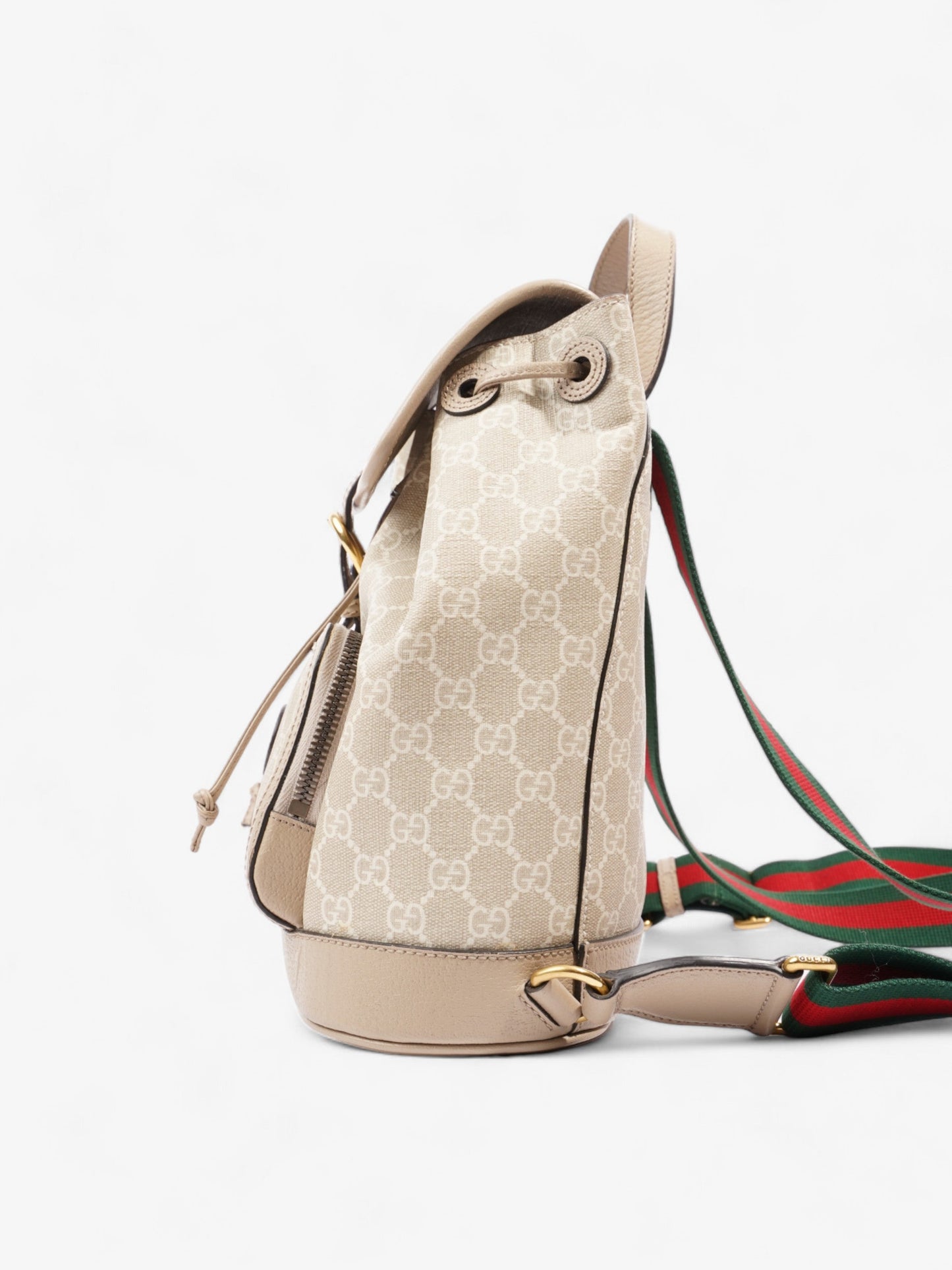 Gucci Interlocking Backpack And Supreme Coated Small Canvas White