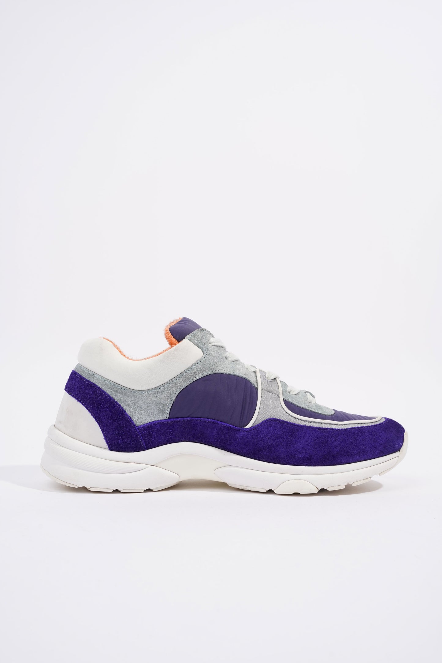 Chanel CC Logo Sneaker Blue White Nylon EU 39.5 UK 6.5