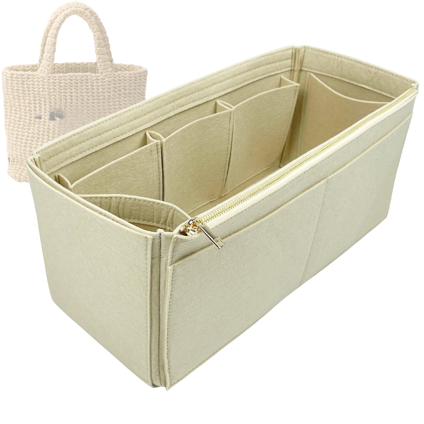 Prada Tote Bag Organizer for Crochet , Bag Insert