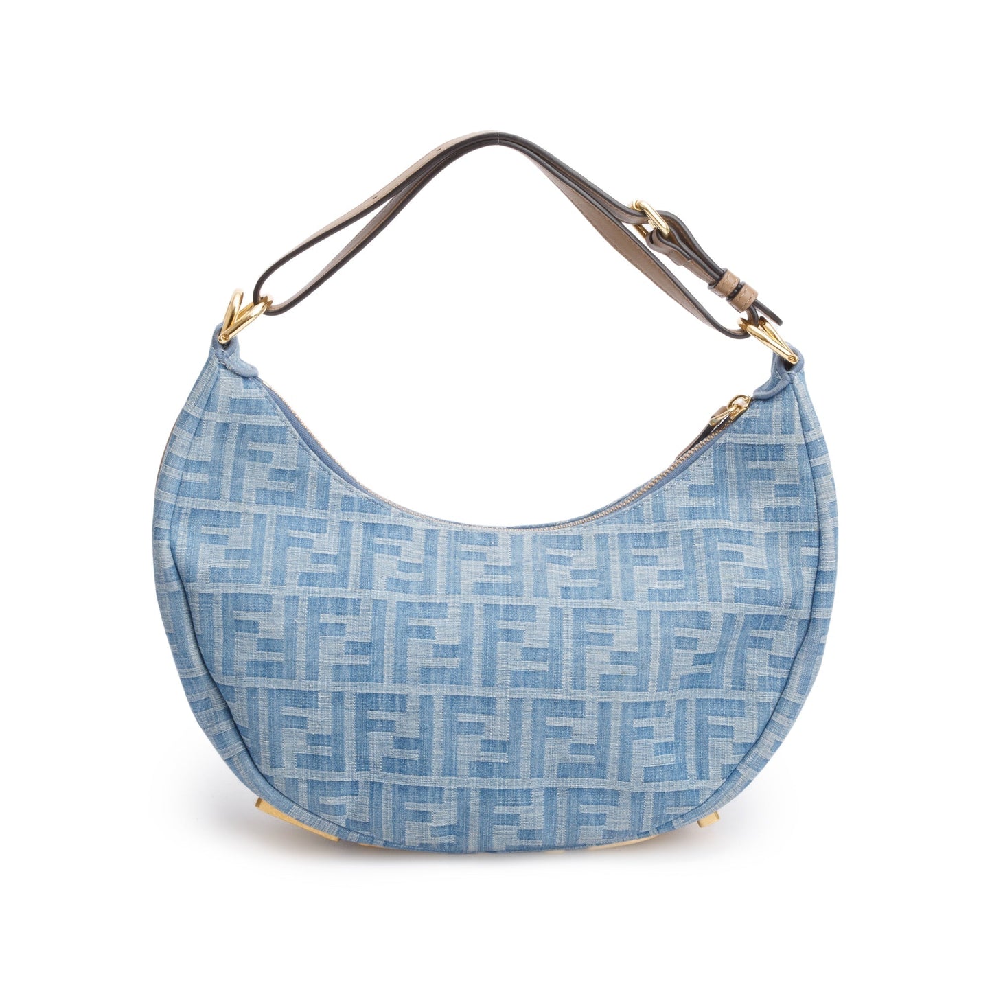 Fendi Ff graphy Bag Denim Blue Travel Bag