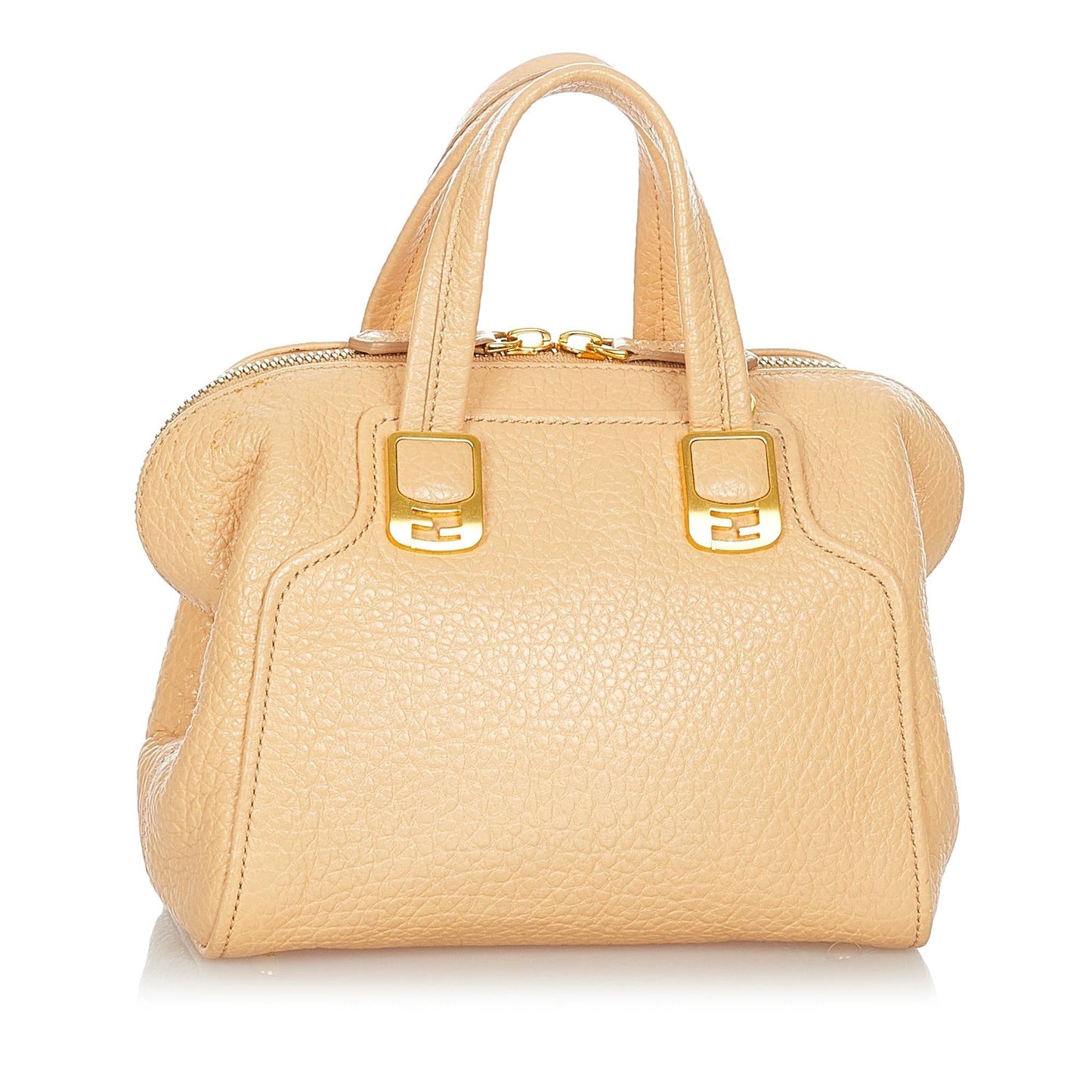Fendi Chameleon Satchel Shg Leather Satchel Bag