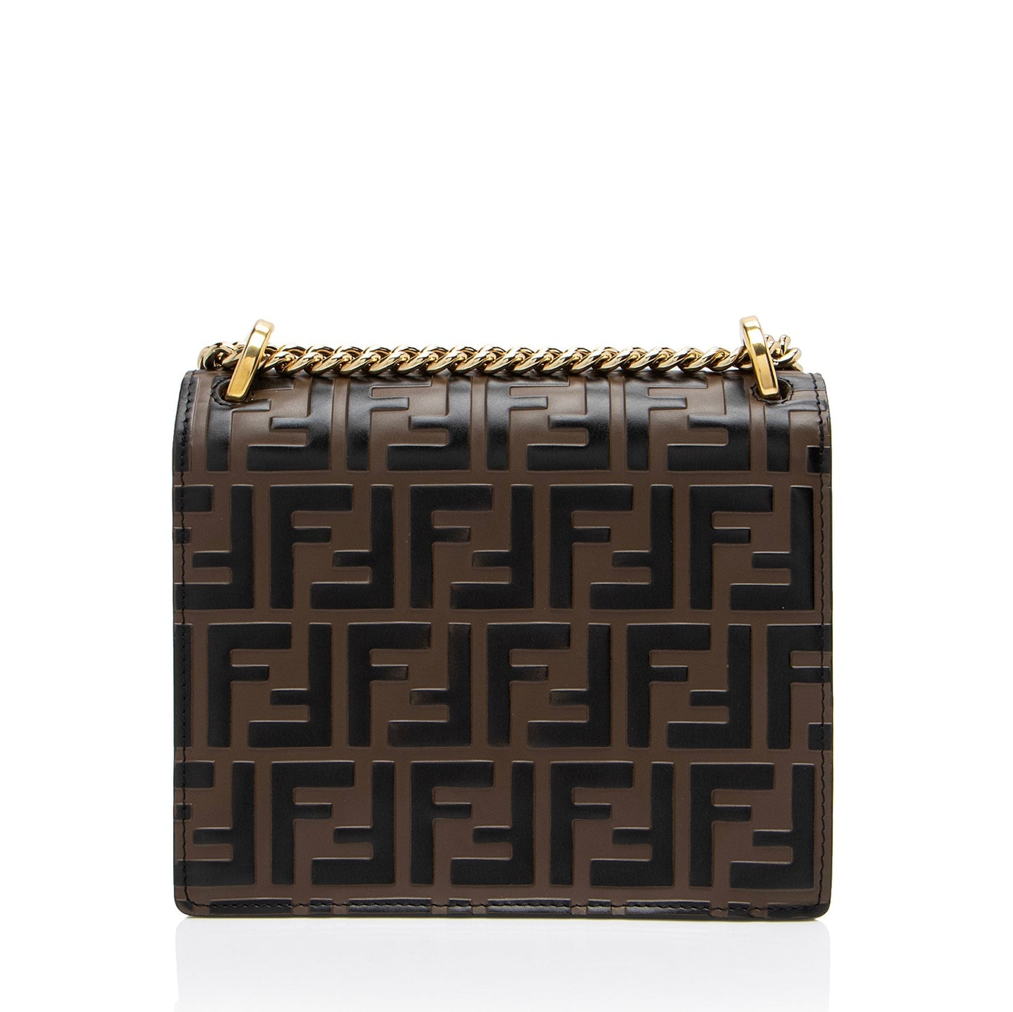 Fendi Ff Kan Shoulder Bag Shf Zykjeu Small Embossed