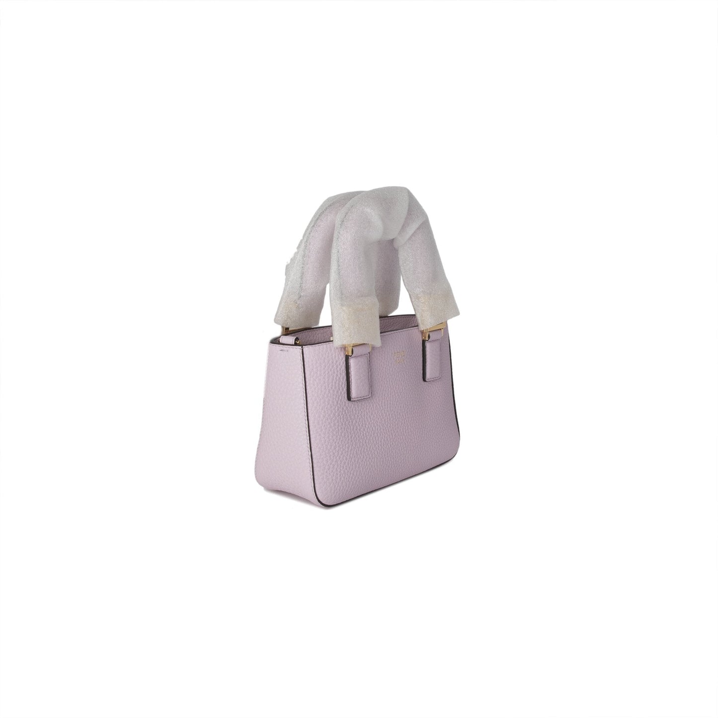 Fendi Ff Tote Leather Mini Tote Bag