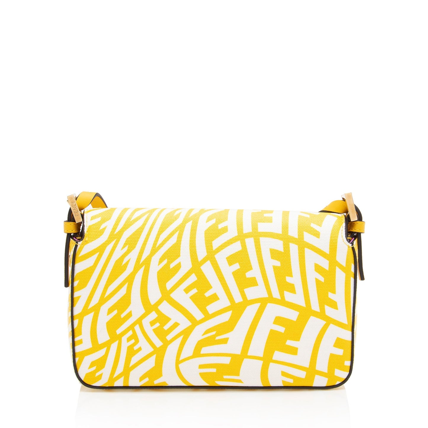 Fendi Sara Coleman Ff Vertigo Baguette Shoulder Bag Leather Mini
