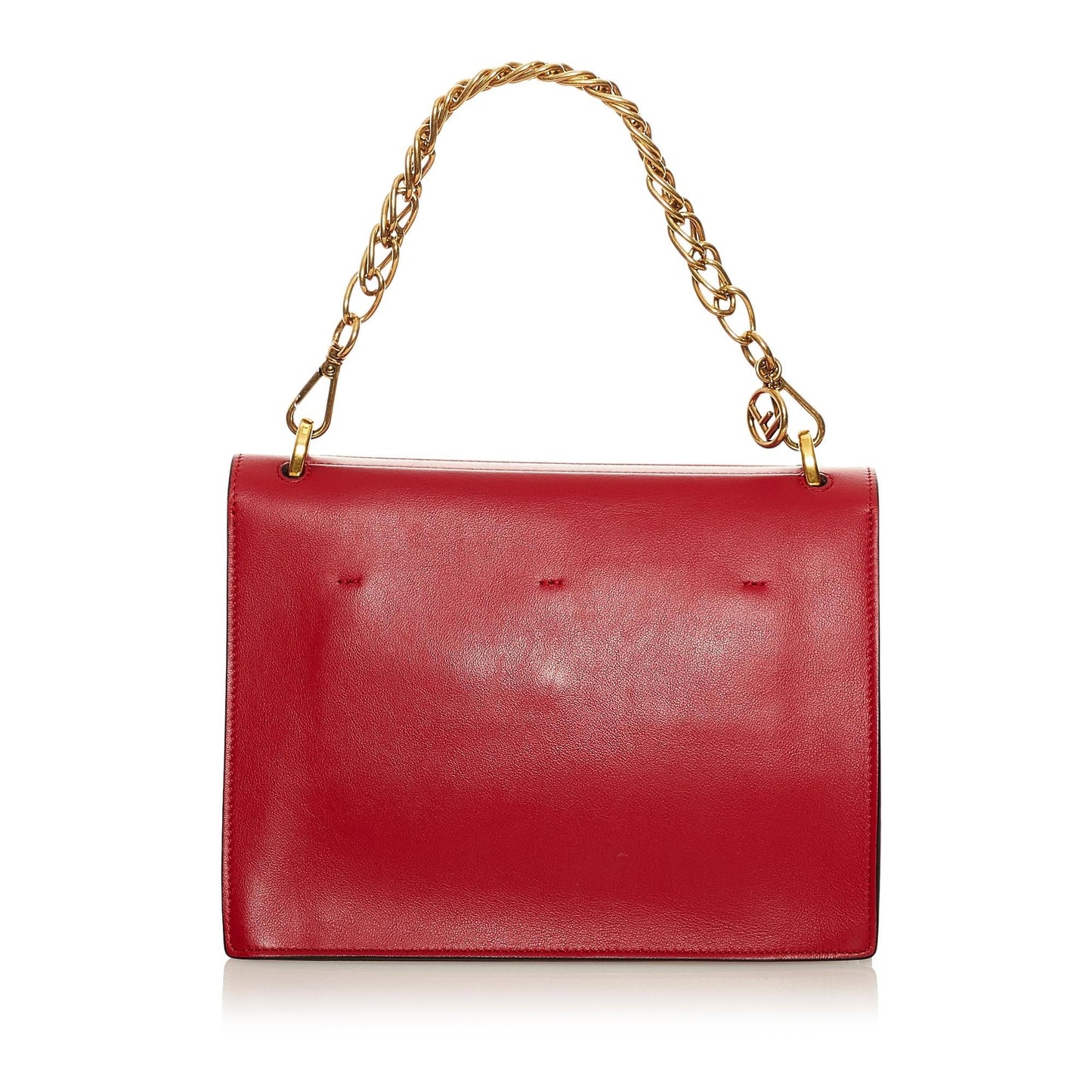 Fendi Kan Satchel Shg Leather Satchel Bag