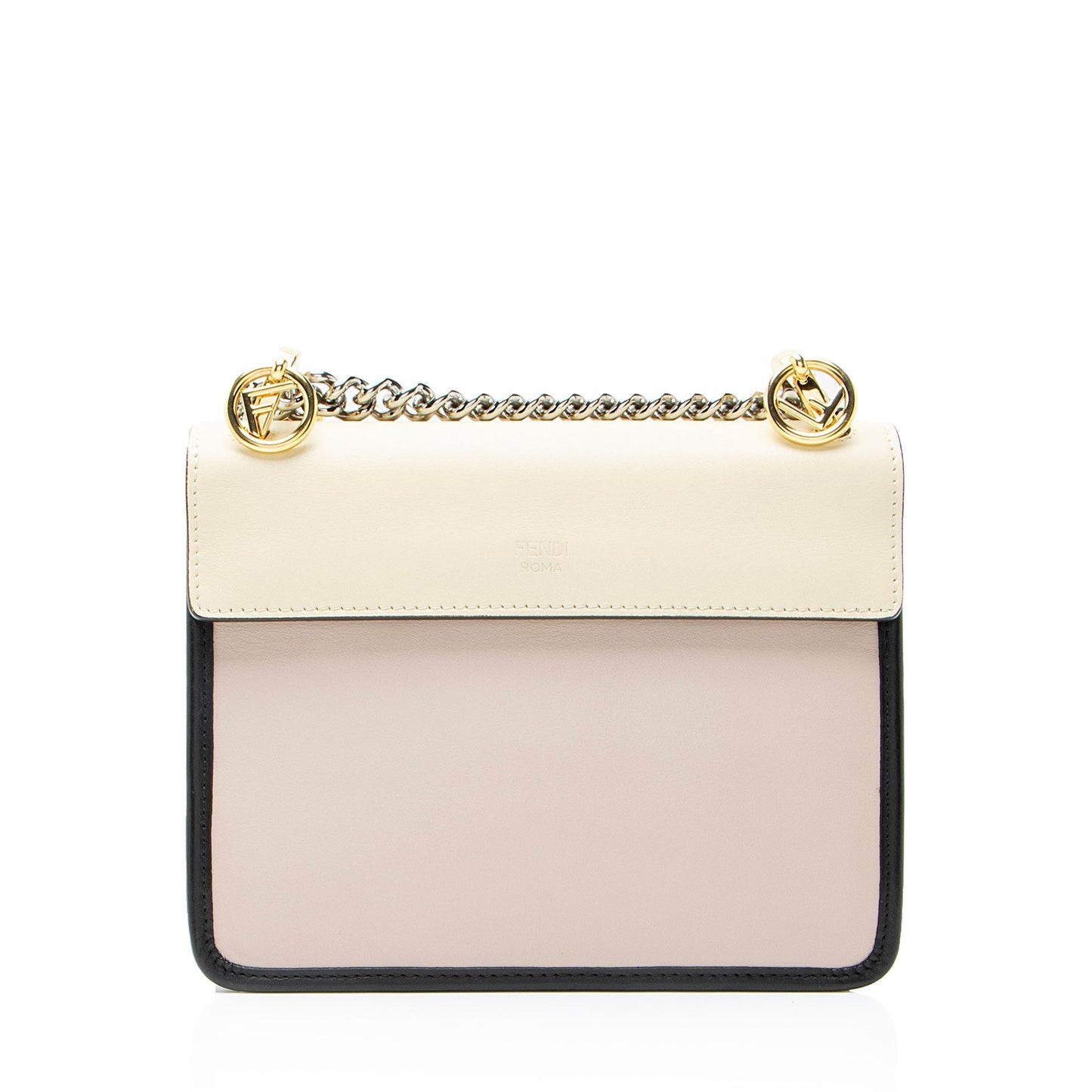 Fendi Kan Shoulder Bag Leather Small