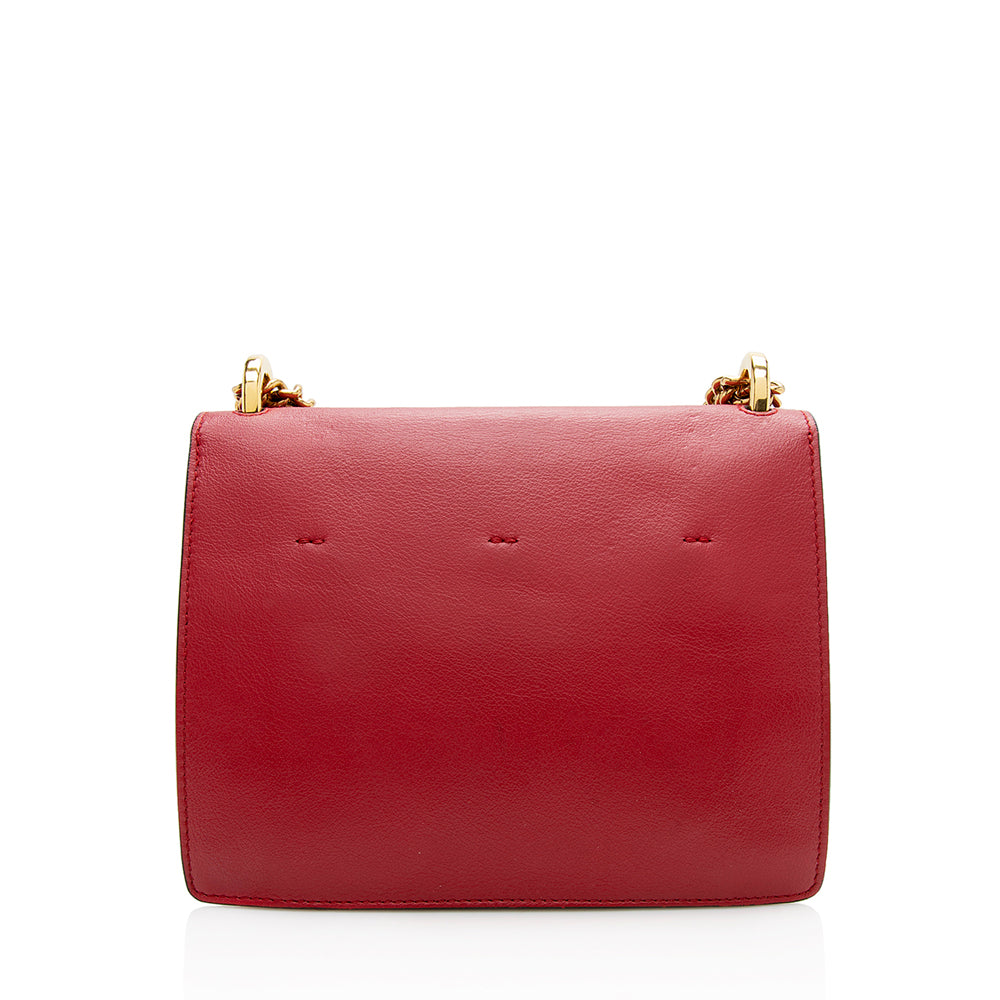 Fendi Kan Grace Crossbody Bag Shf Leather Small