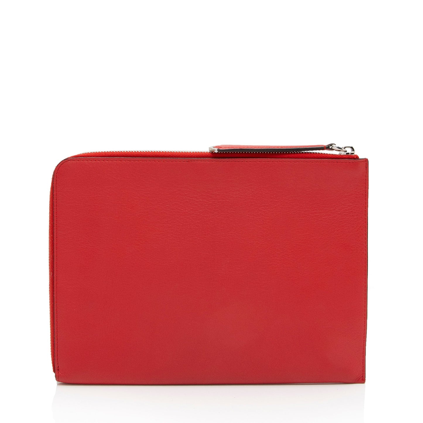 Fendi Monster Clutch Shf 1L3C25 Leather Zip Clutch Bag