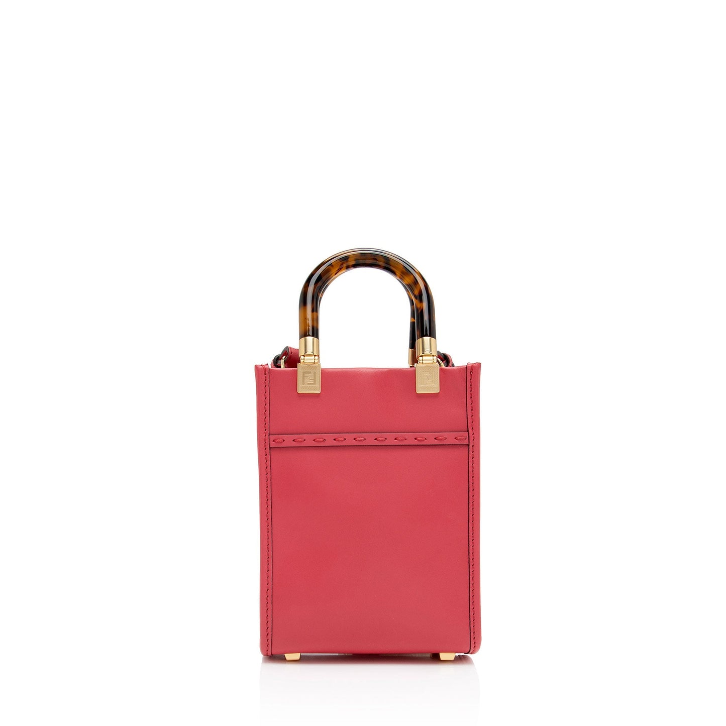 Fendi Sunshine Shopper Tote Leather Mini Tote Bag