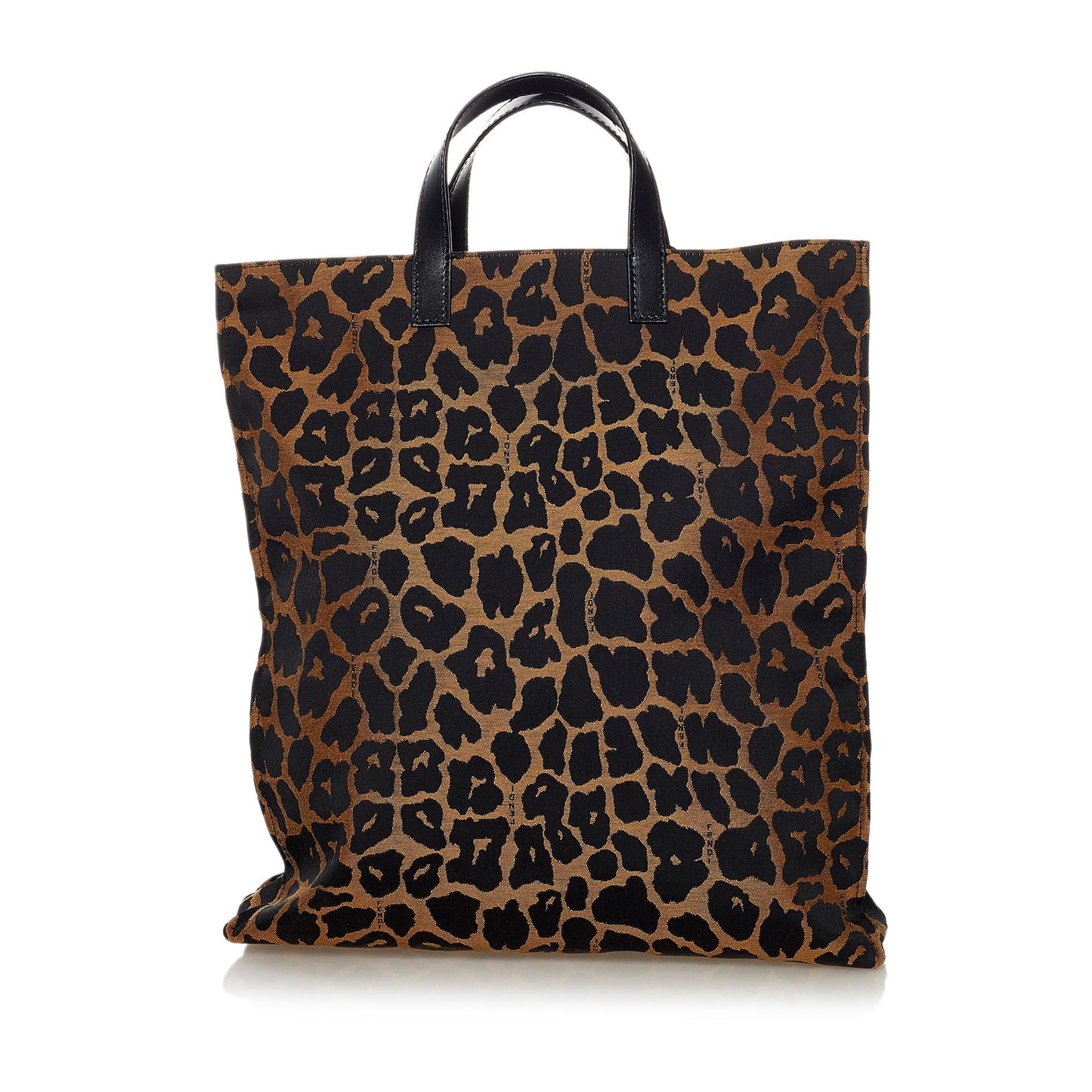 Fendi Leopard Print Tote Bag Shg Nylon