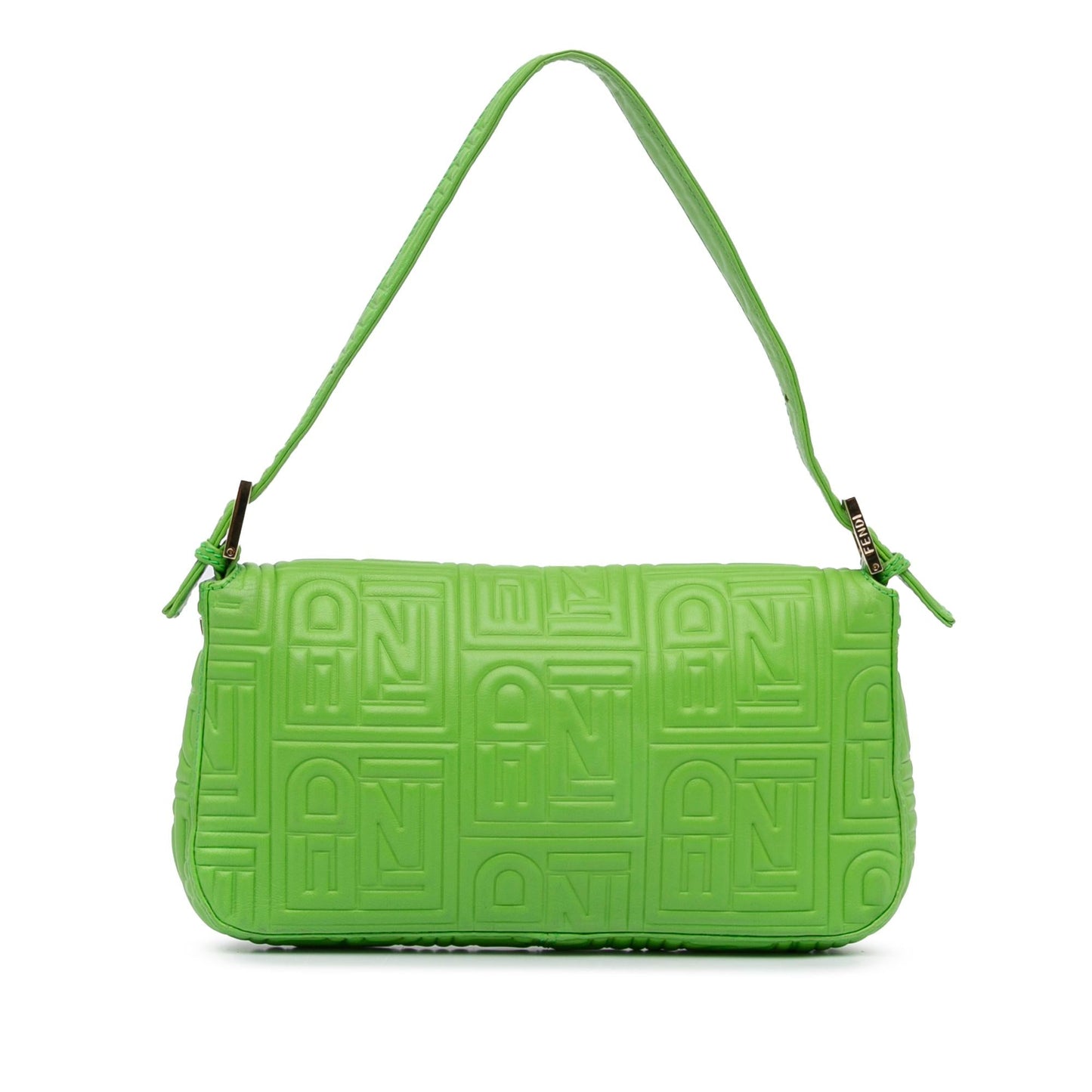 Fendi Baguette Shg Dkmkfv Handbag Logo Embossed Shoulder Bag