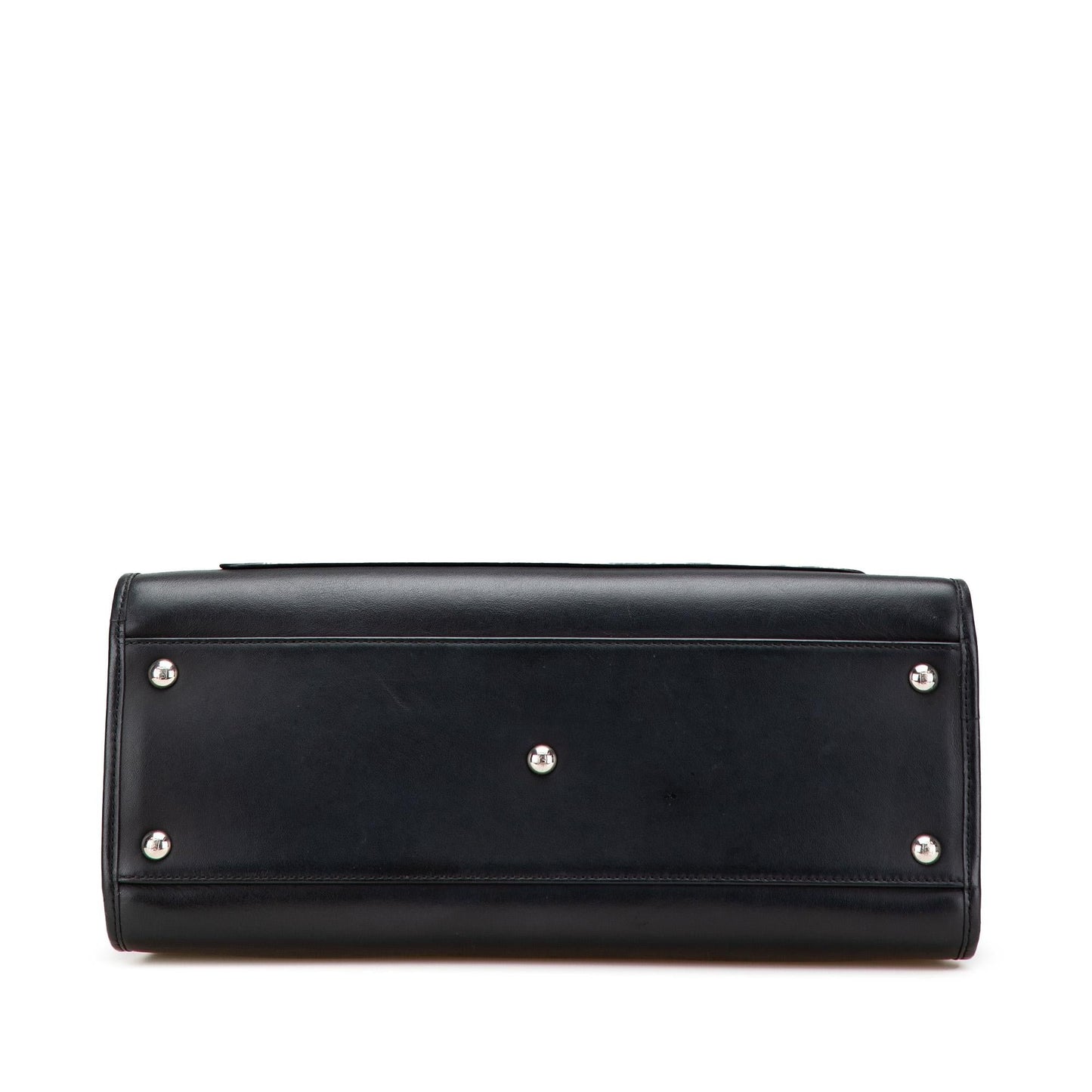 Fendi Runaway Satchel Leather Medium Satchel Bag