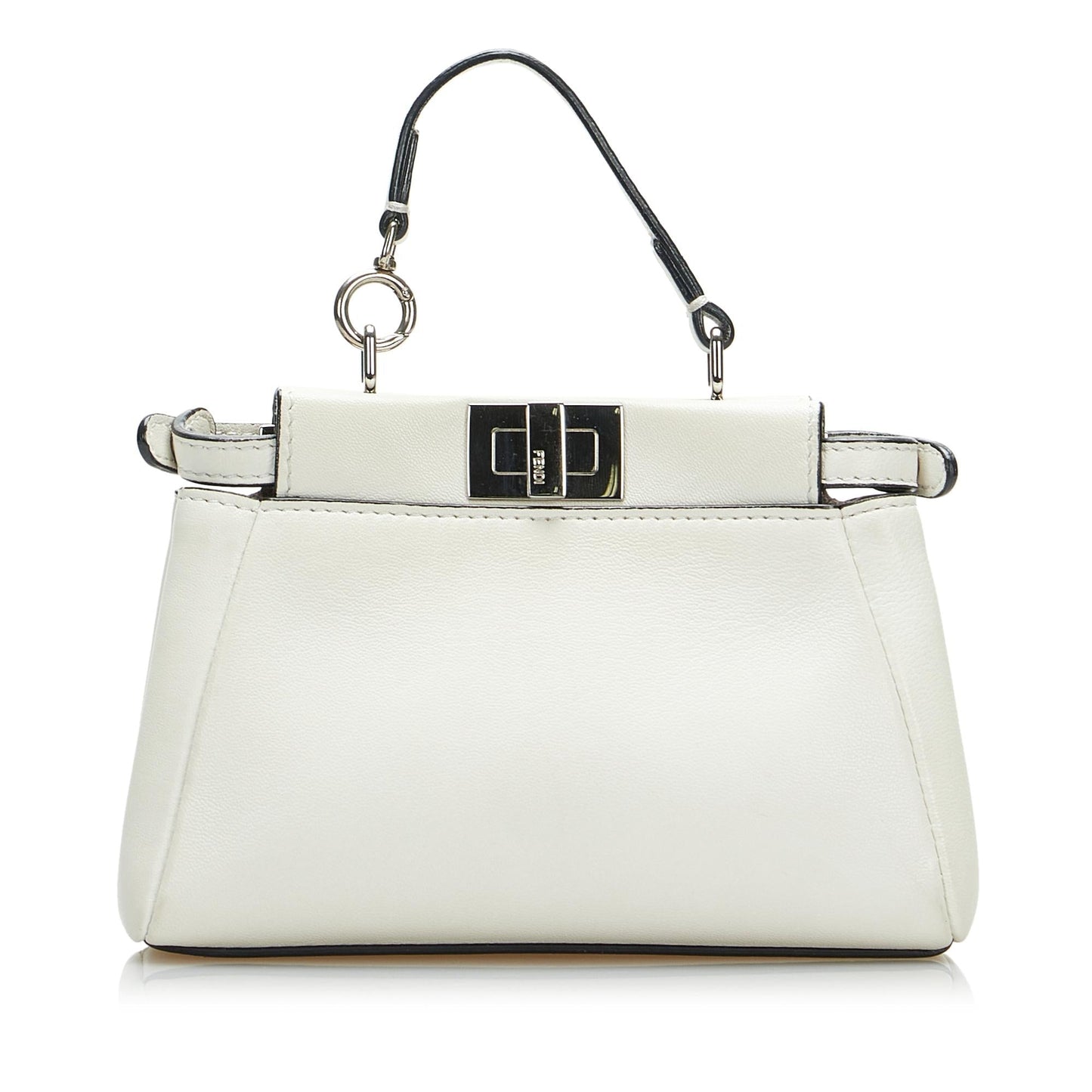 Fendi Flowerland Peekaboo Shg Vfaxkd Satchel Bag Micro