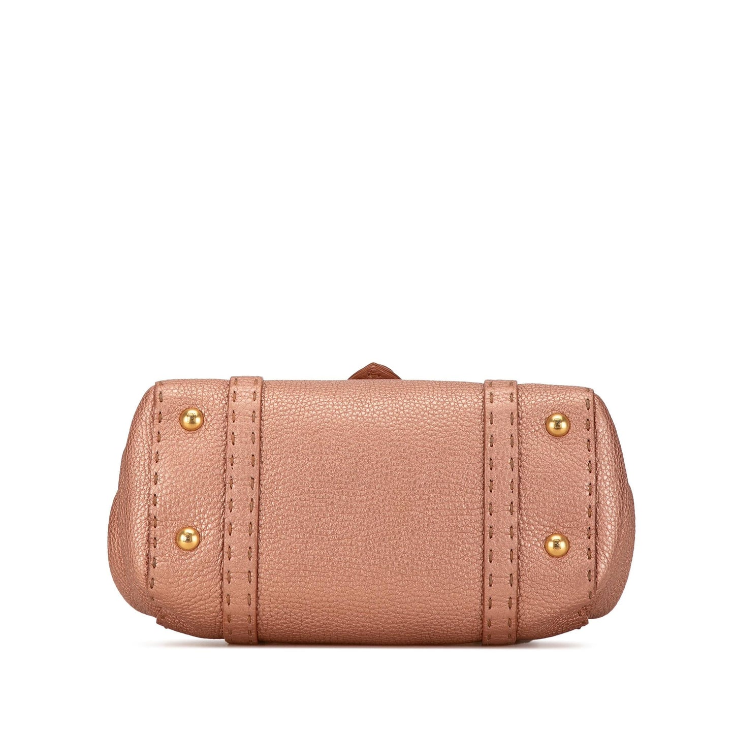 Fendi Selleria Linda Shg Ermlpn Satchel Bag Leather Mini
