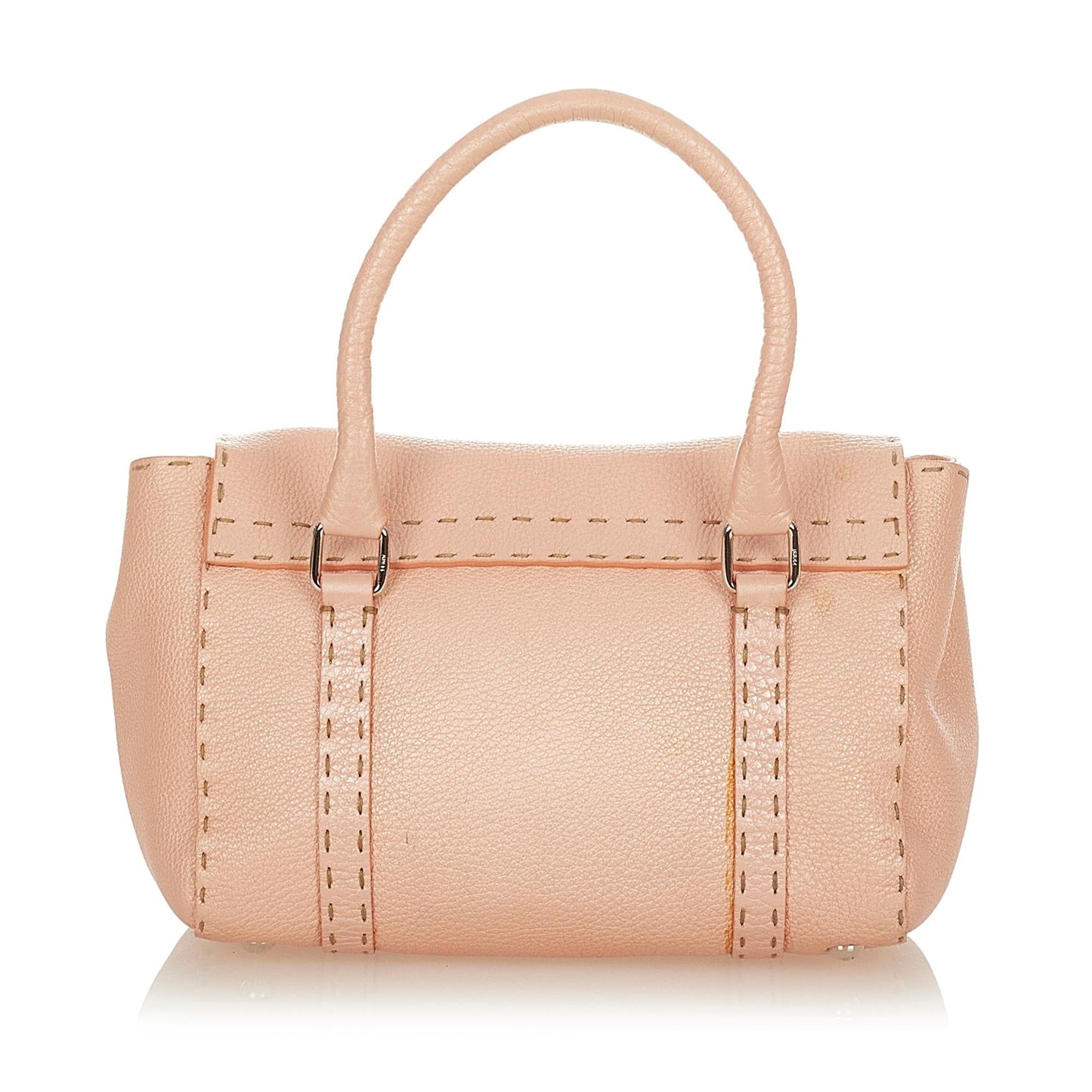Fendi Selleria Linda Handbag Shg Leather Mini Satchel Bag Handbag Shg 26702