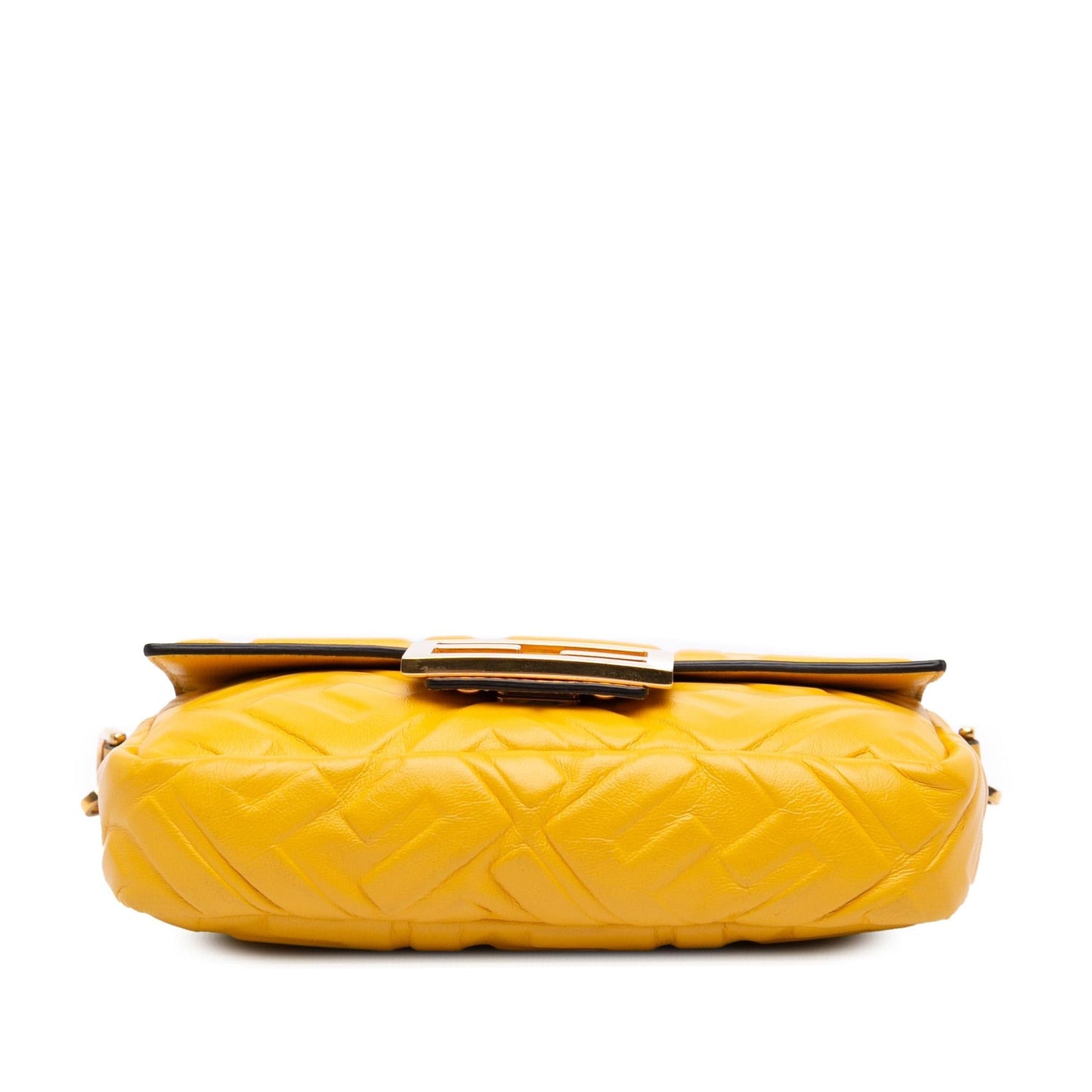 Fendi Zucca Baguette Satchel Leather Mini Embossed Satchel Bag Baguette Satchel 2