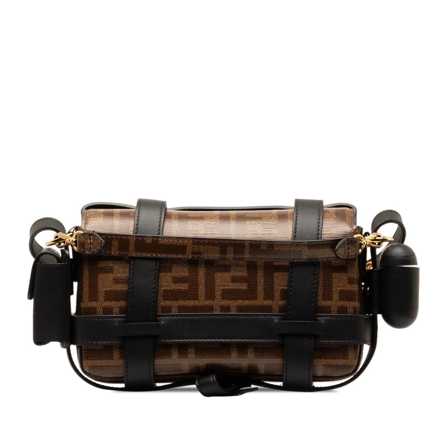 Fendi Zucca Glazed Fabric Cage Baguette Shg Jafjja Satchel Mini Satchel Bag