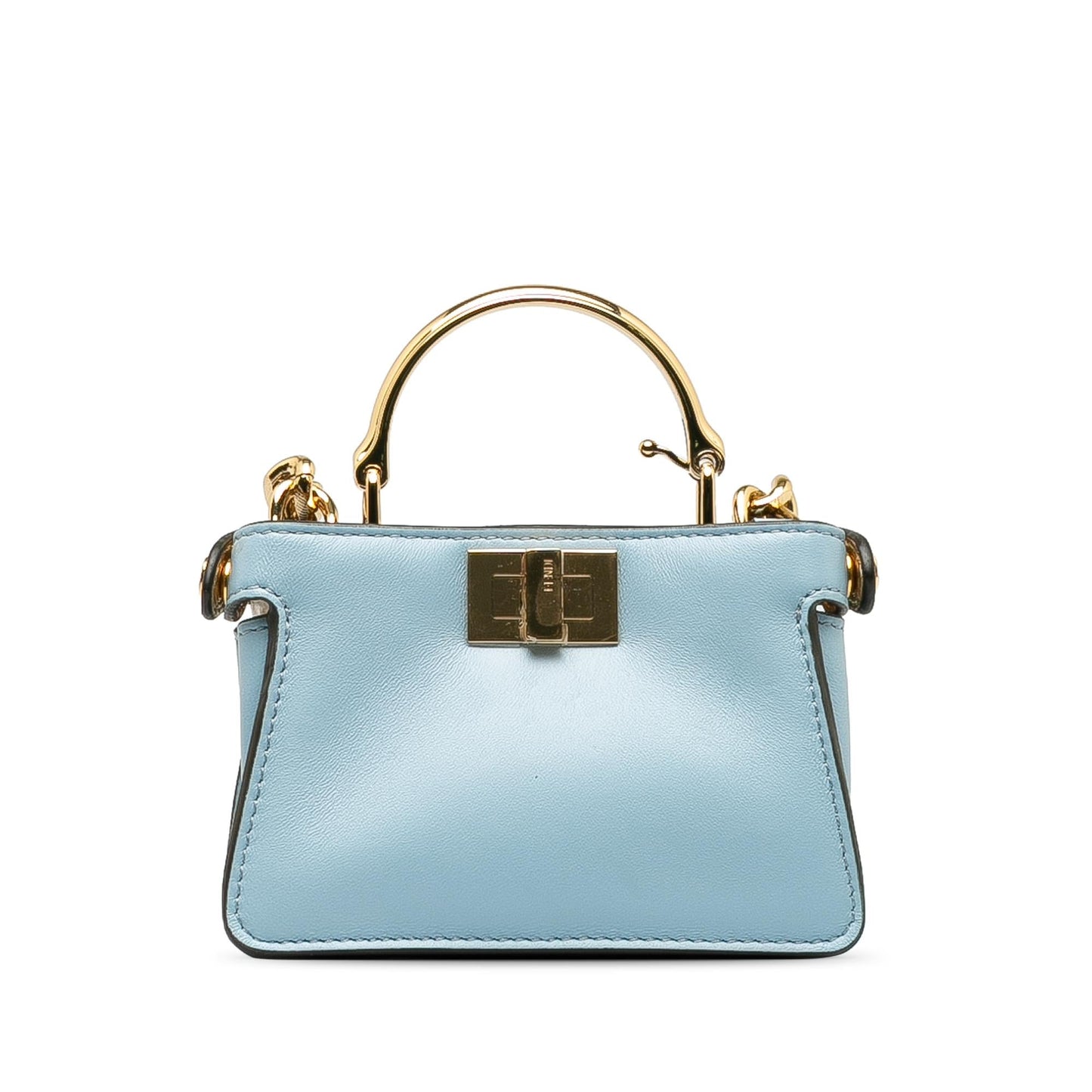 Fendi Nano Rainbow Inlay Peekaboo Satchel Satchel Bag Satchel Shg Tbivxy