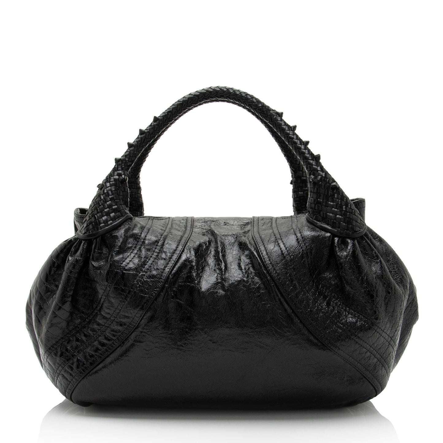 Fendi Spy Satchel Shf Pigqg6 Leather Patent Satchel Bag