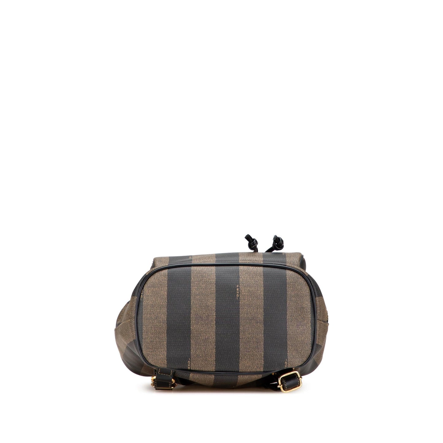 Fendi Pequin Coated Drawstring Backpack Canvas Canvas Drawstring Backpack