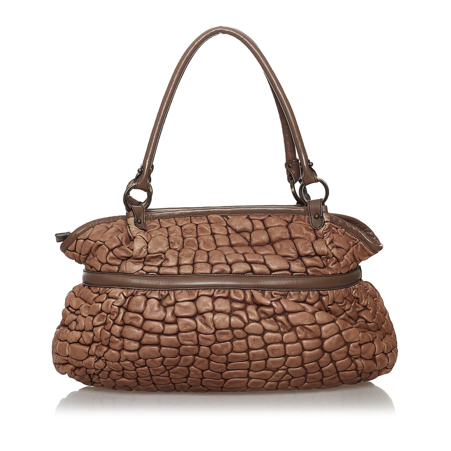 Fendi Puckered Bubble Chef Shoulder Bag Shg Leather Bag Shg 30185