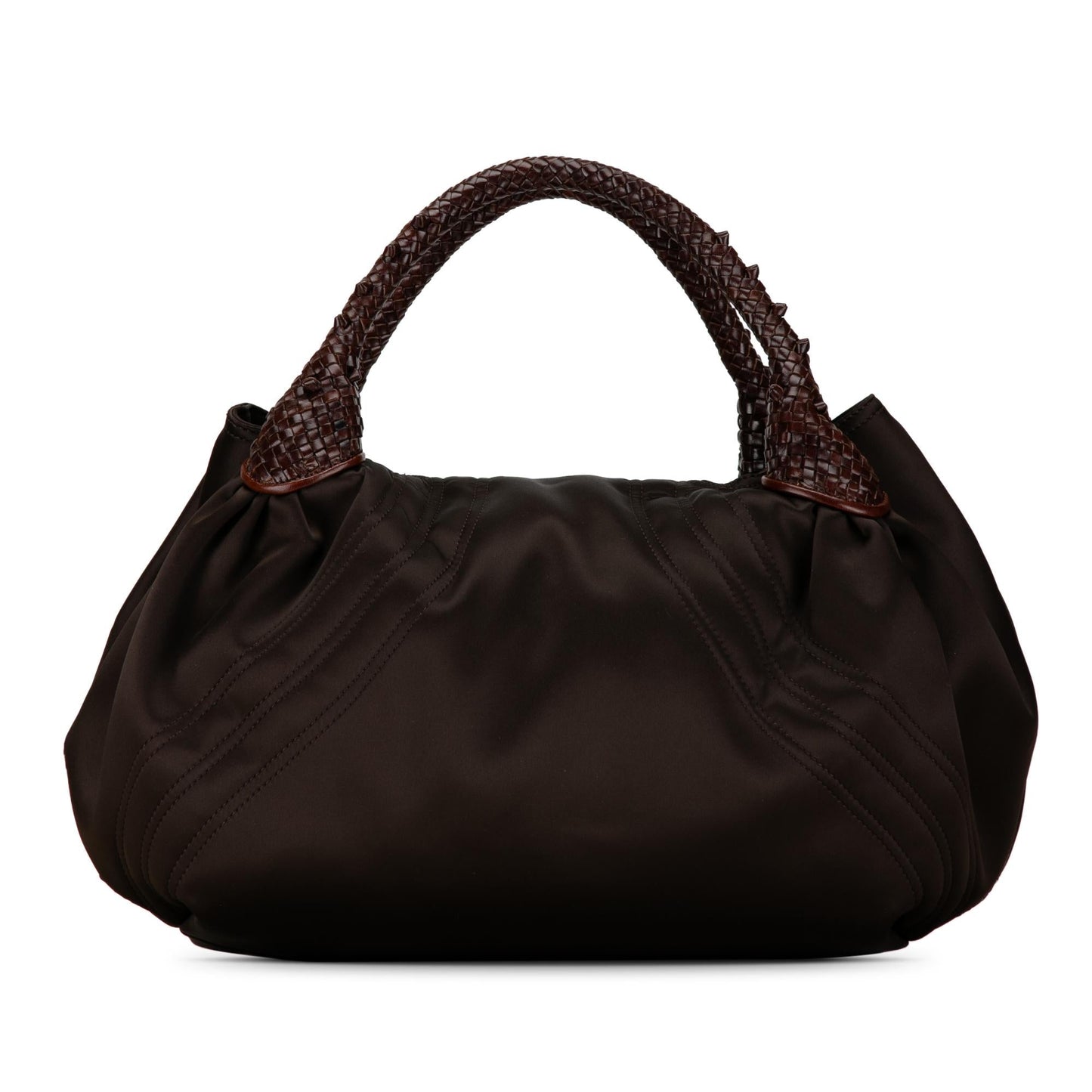 Fendi Spy Handbag Shg Bt9Epf Satin Satchel Bag