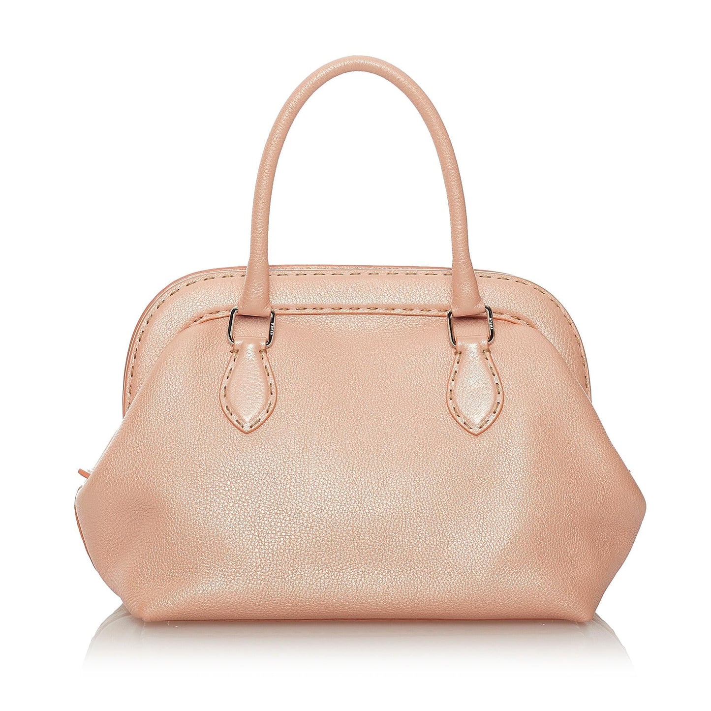 Fendi Selleria Handbag Shg Leather Satchel Bag Handbag Shg 27467