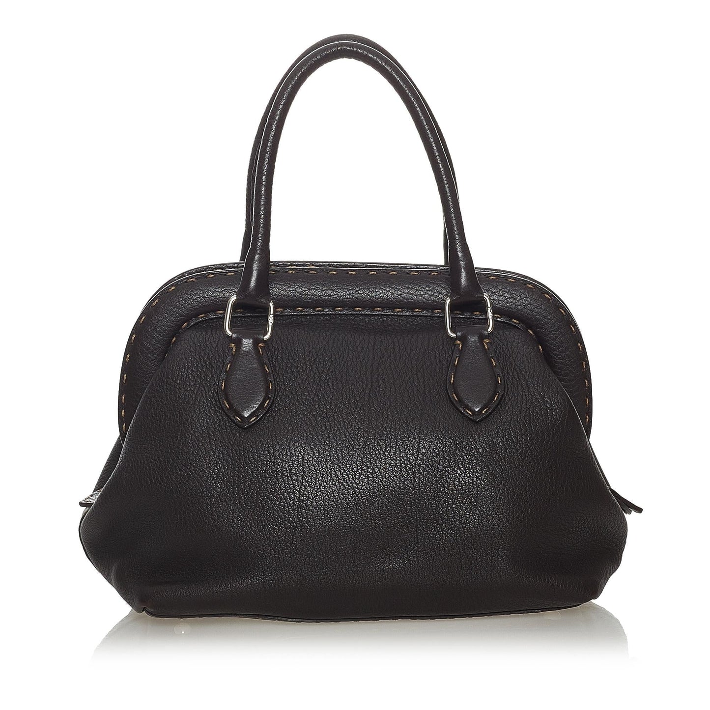Fendi Selleria Handbag Shg Leather Satchel Bag Handbag Shg 37727