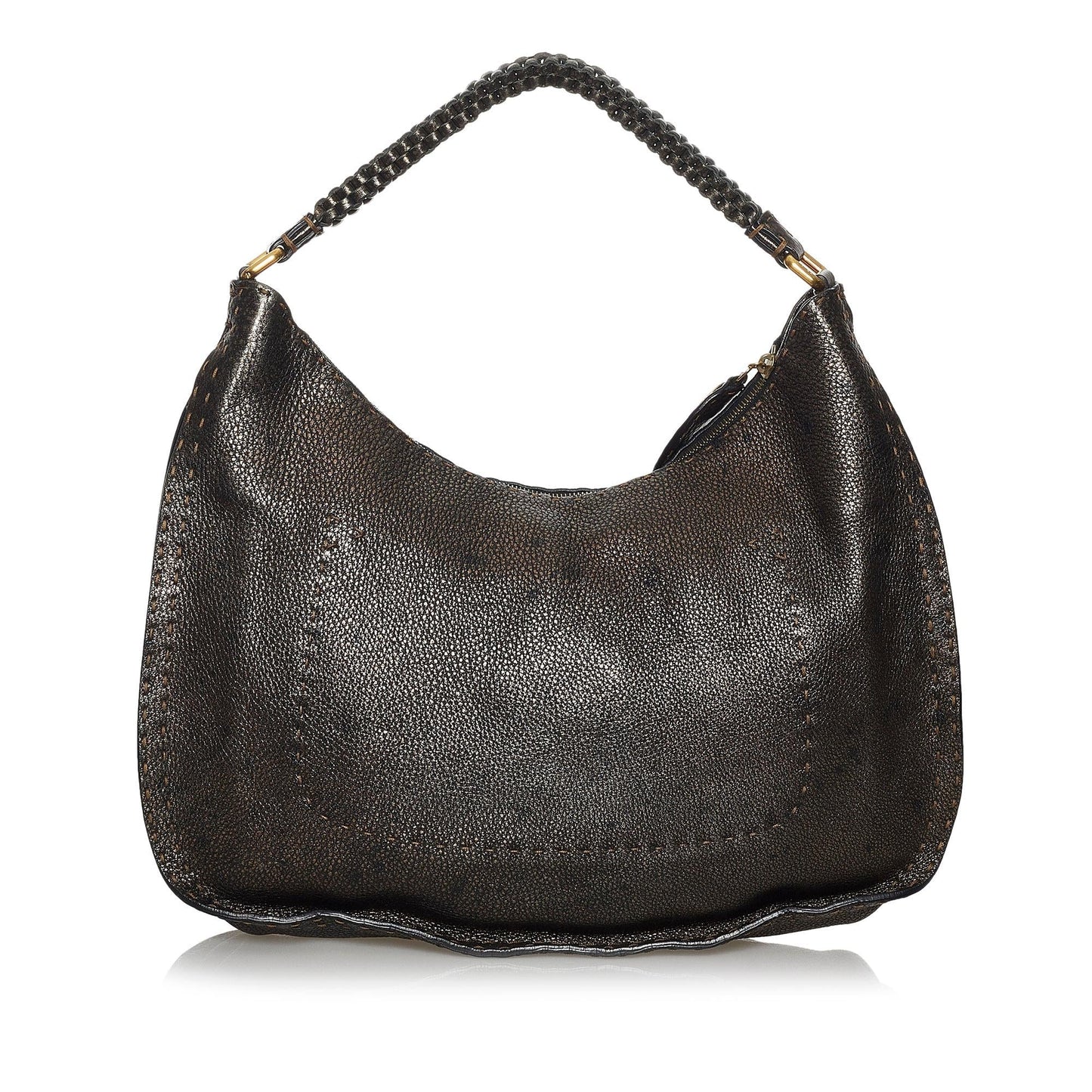 Fendi Selleria Hobo Bag Shg Leather Shoulder Bag
