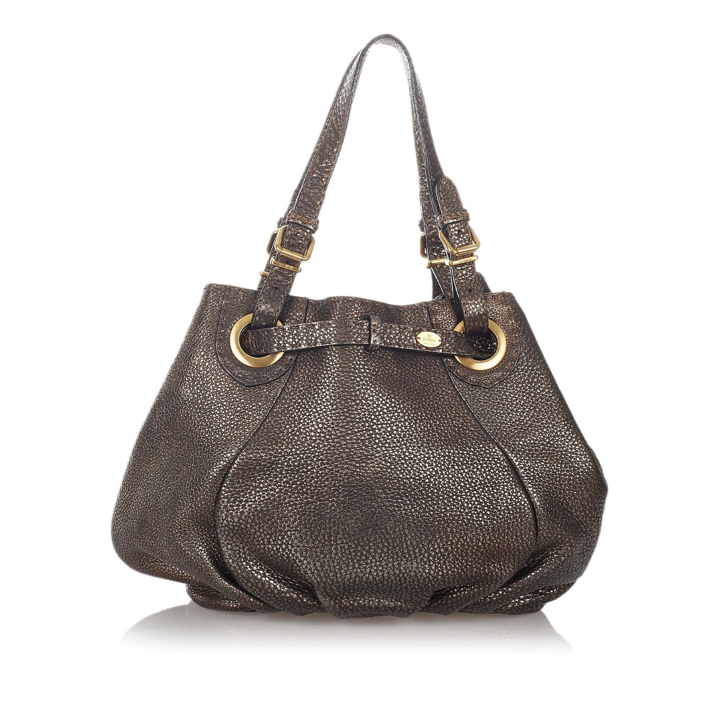 Fendi Selleria Pomodorino Tote Bag Shg Leather