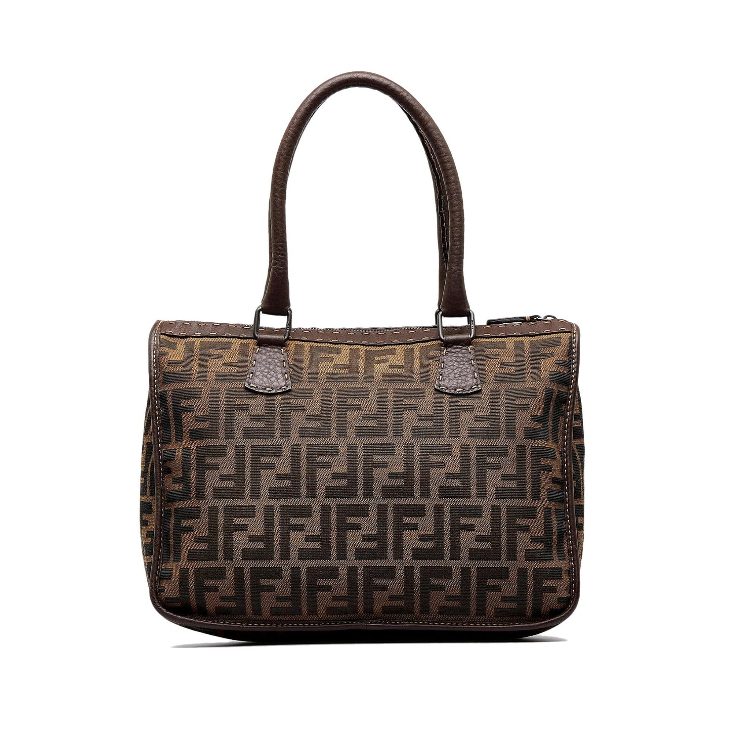 Fendi Selleria Zucca Handbag Shg G50Lrj Satchel Bag