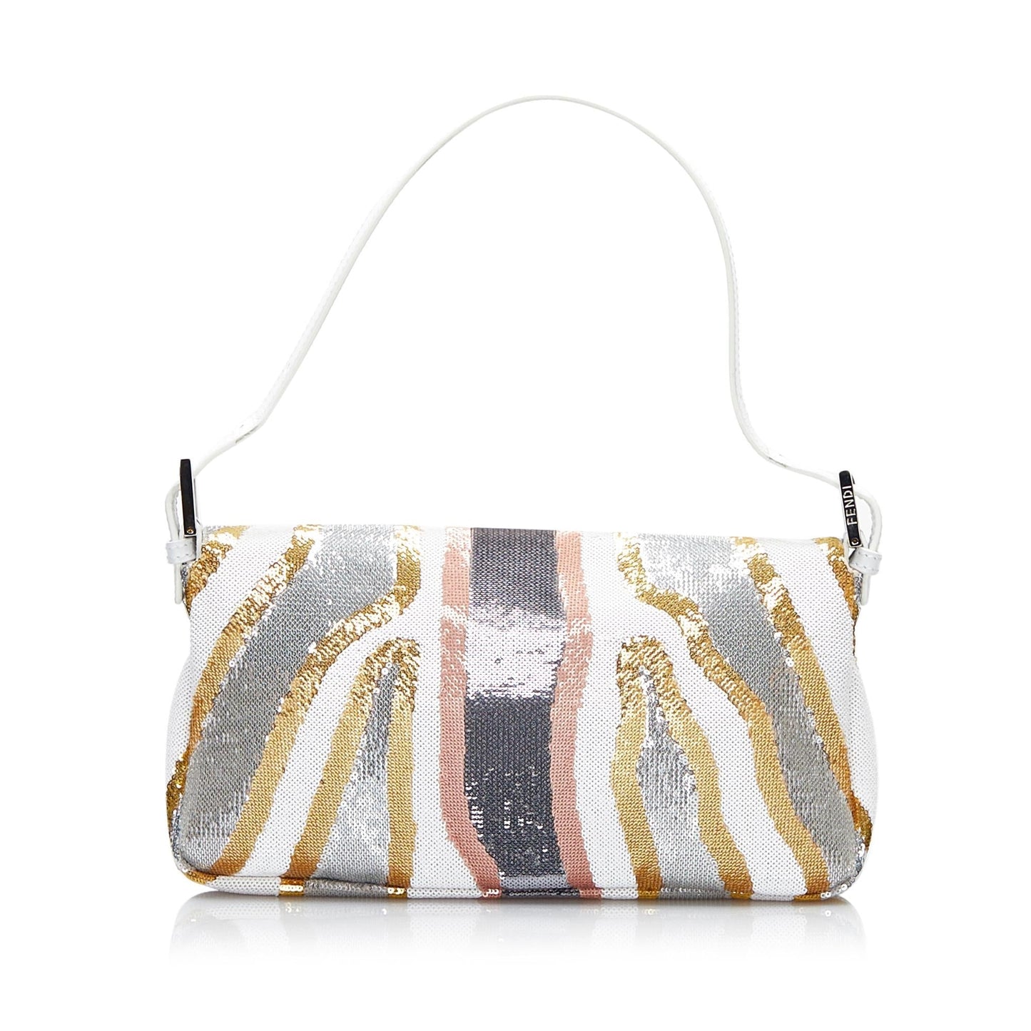 Fendi Sequined Mamma Baguette Shg 6Yt2Zg Handbag Shoulder Bag