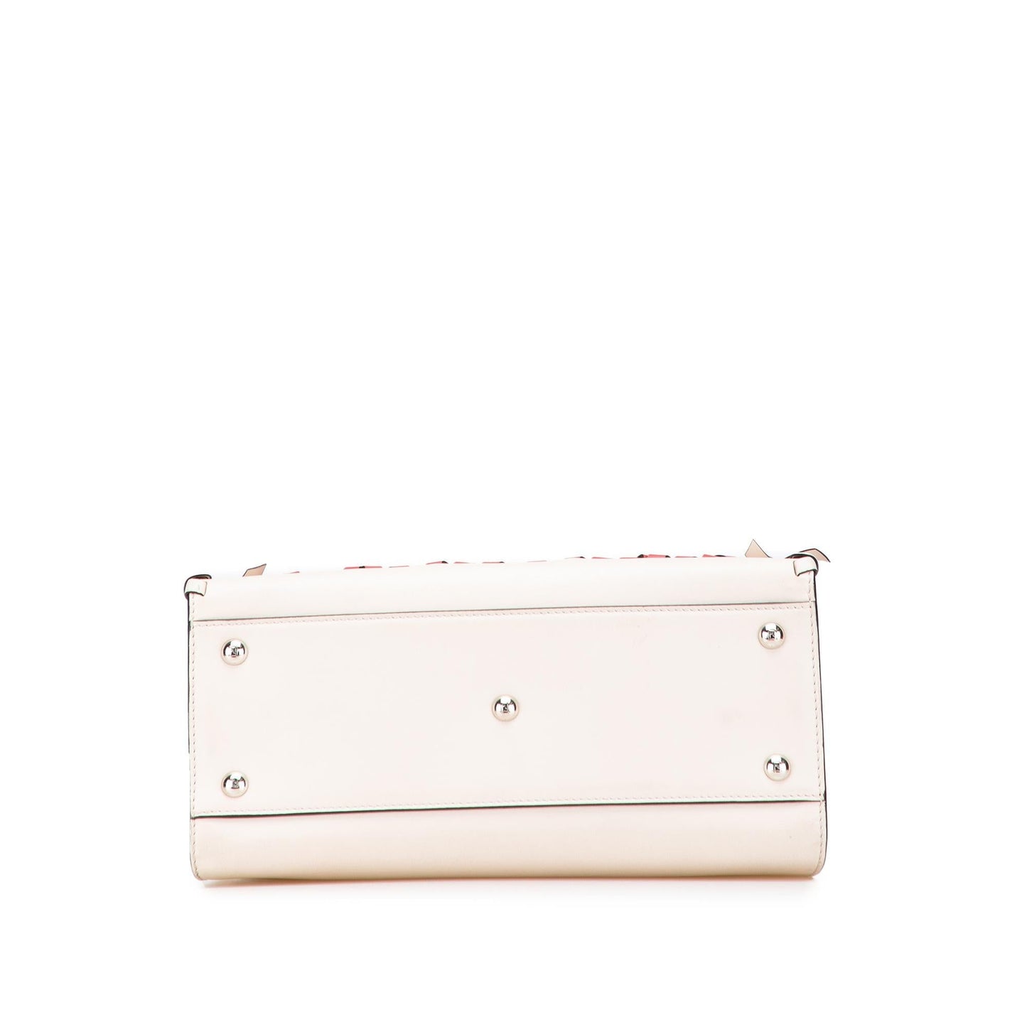 Fendi Bicolor Calfskin Whipstitch Runway Satchel Small Satchel Bag