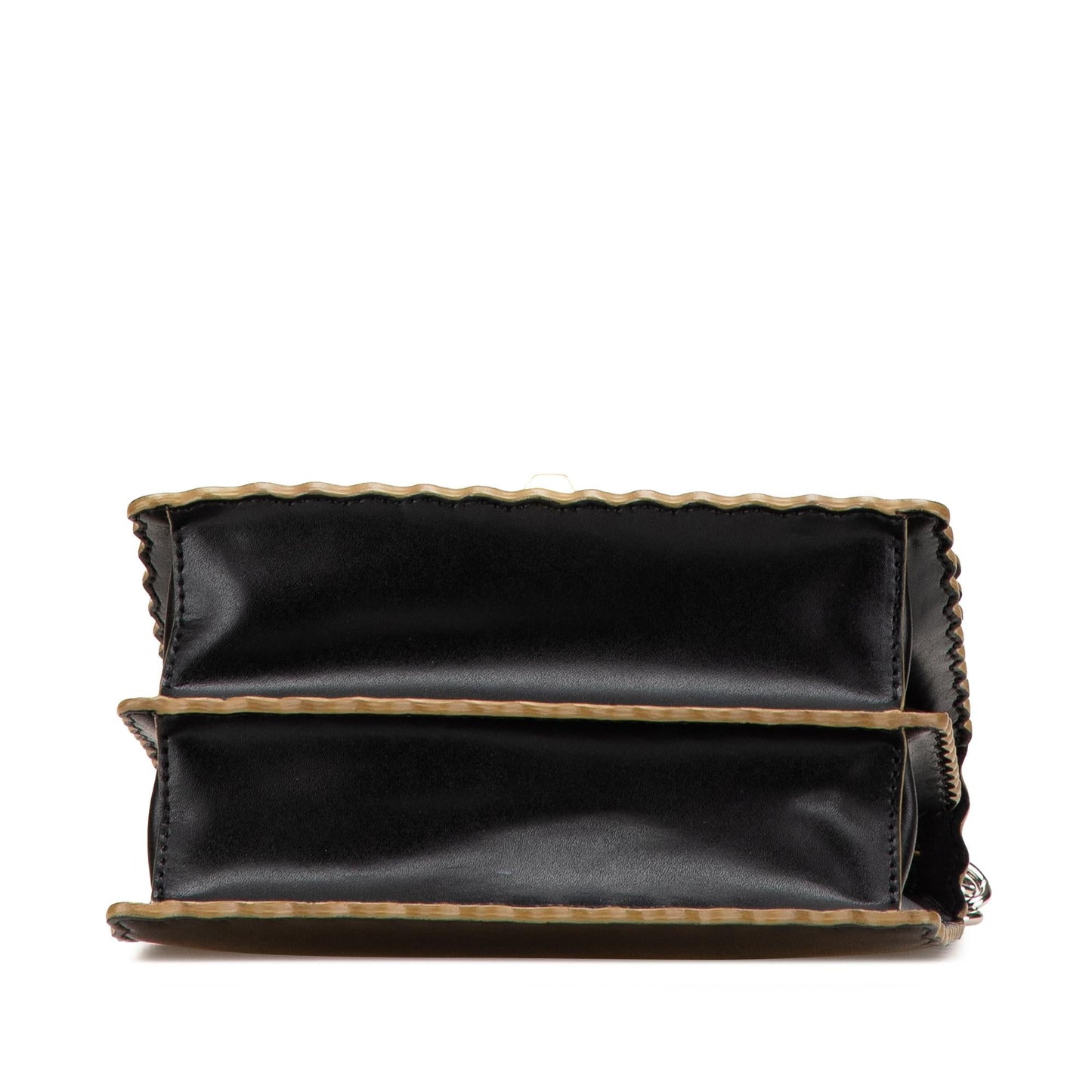 Fendi Scalloped Kan Crossbody Leather Small Crossbody Bag I Crossbody 1