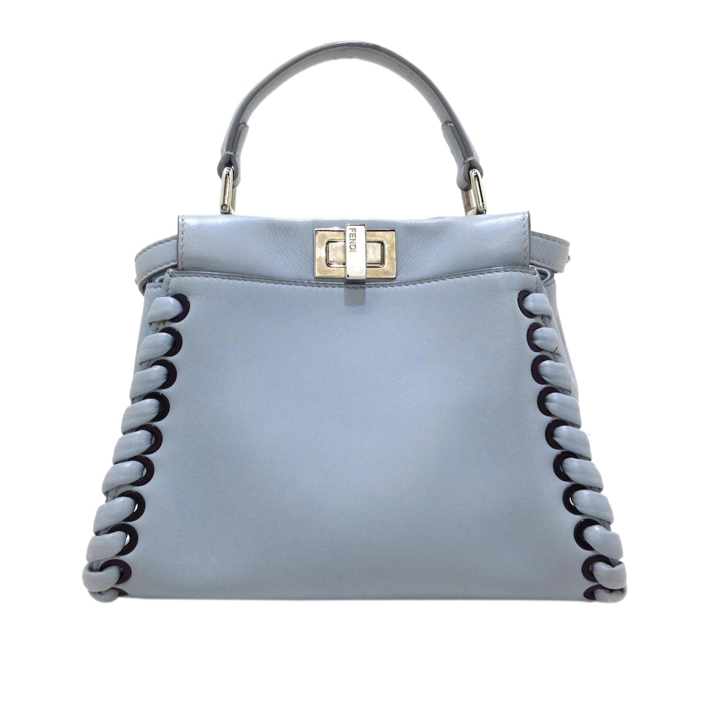 Fendi Whipstitch Peekaboo Shg Ow5Fza Satchel Bag Small